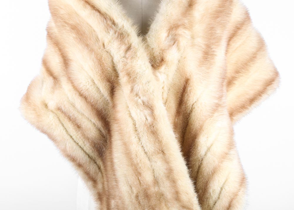 Vintage Korona & Ceffeli Mink Fur Stole