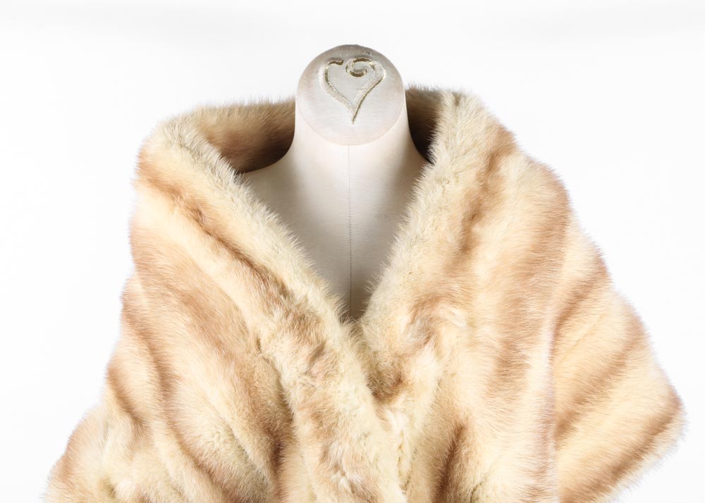 Vintage Korona & Ceffeli Mink Fur Stole