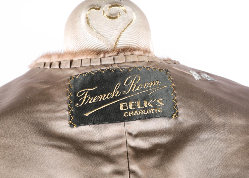 French Room Mink Stole with Coordinating Mink Collar