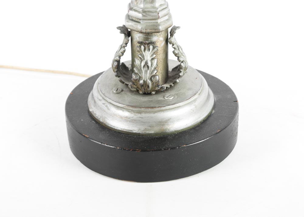 Art Nouveau Tiffany Style Leaded Glass Lamp