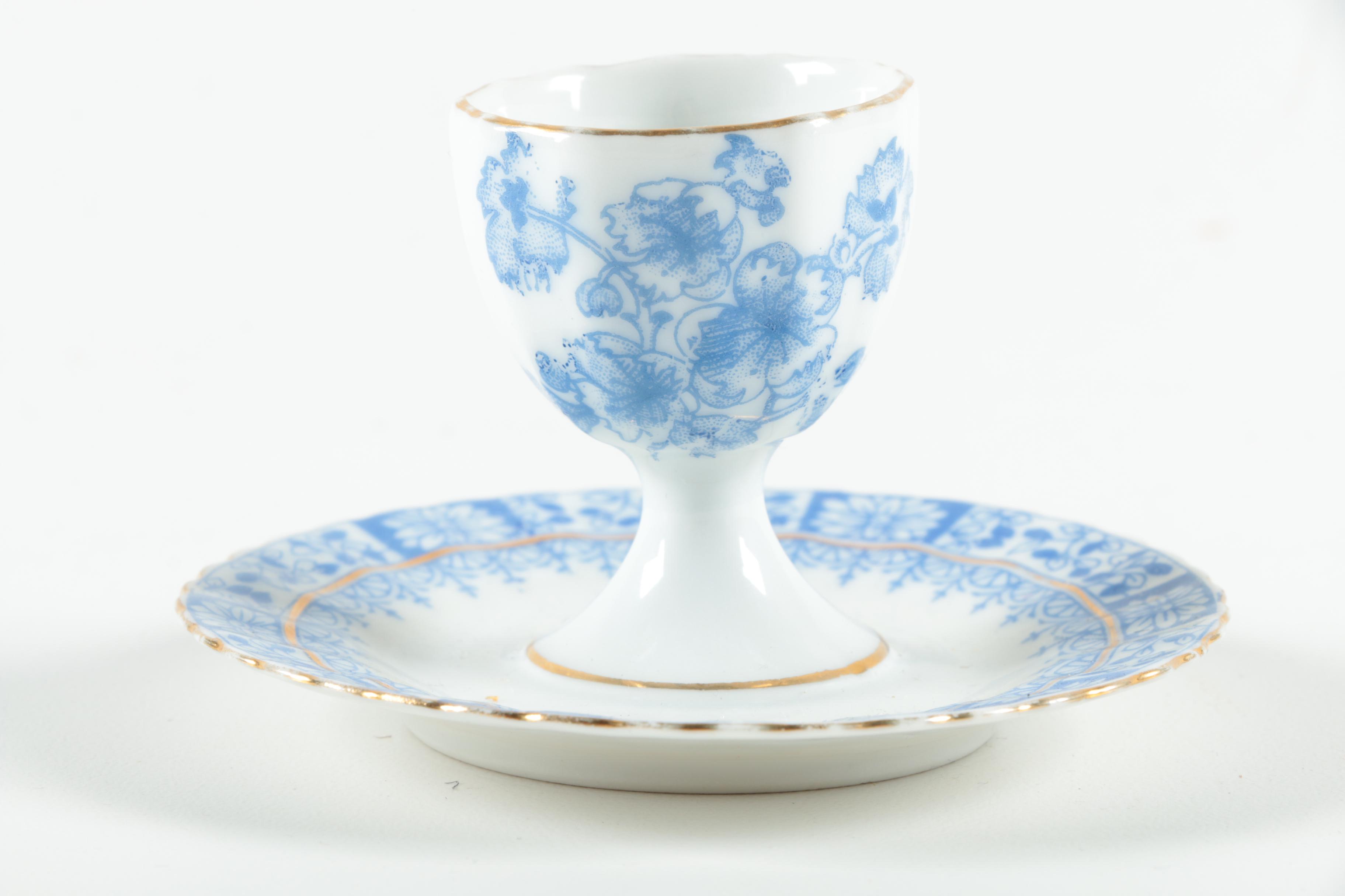 Tiefenfurt "China Blau" Floral Porcelain Tableware