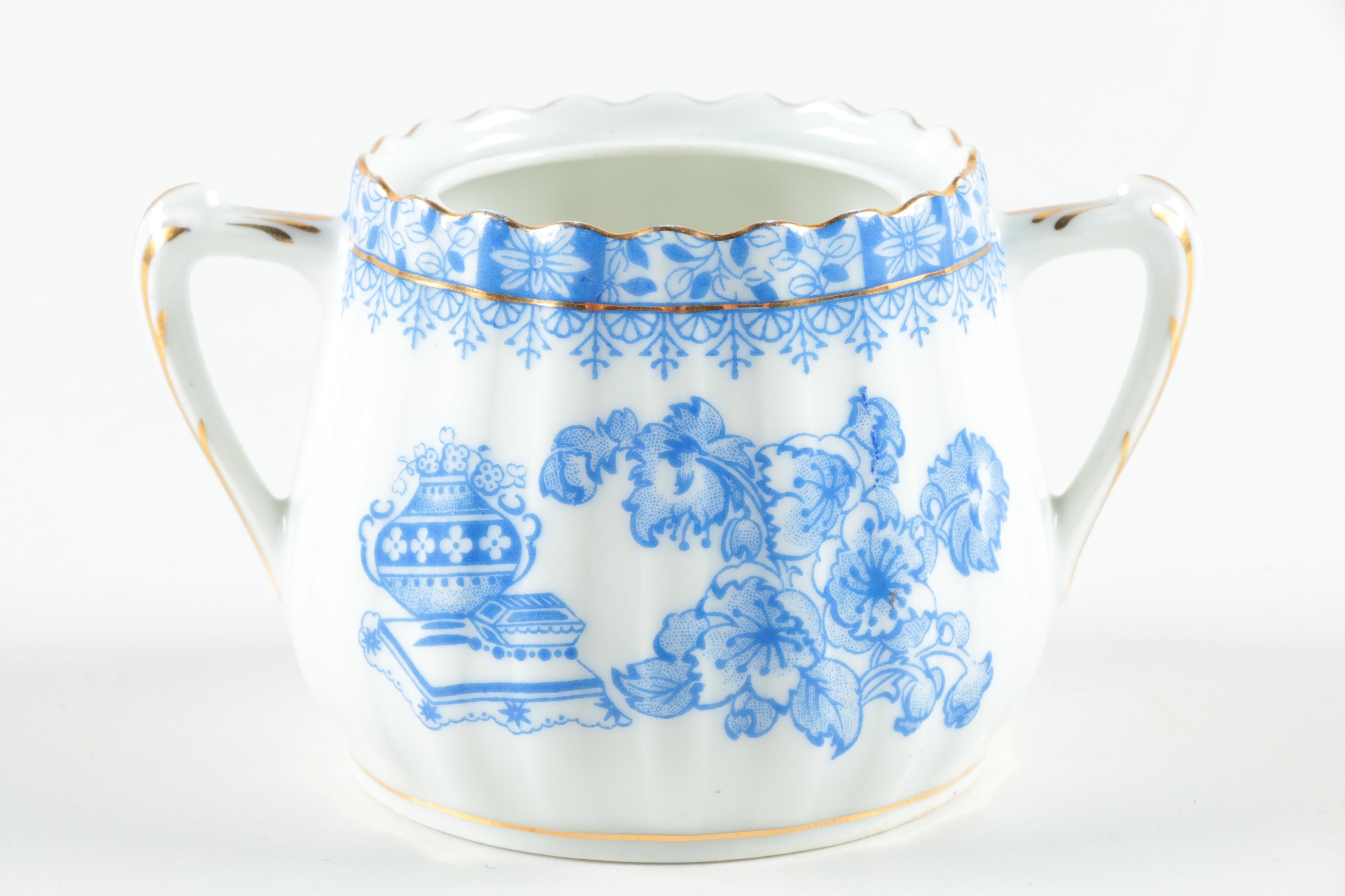Tiefenfurt "China Blau" Floral Porcelain Tableware