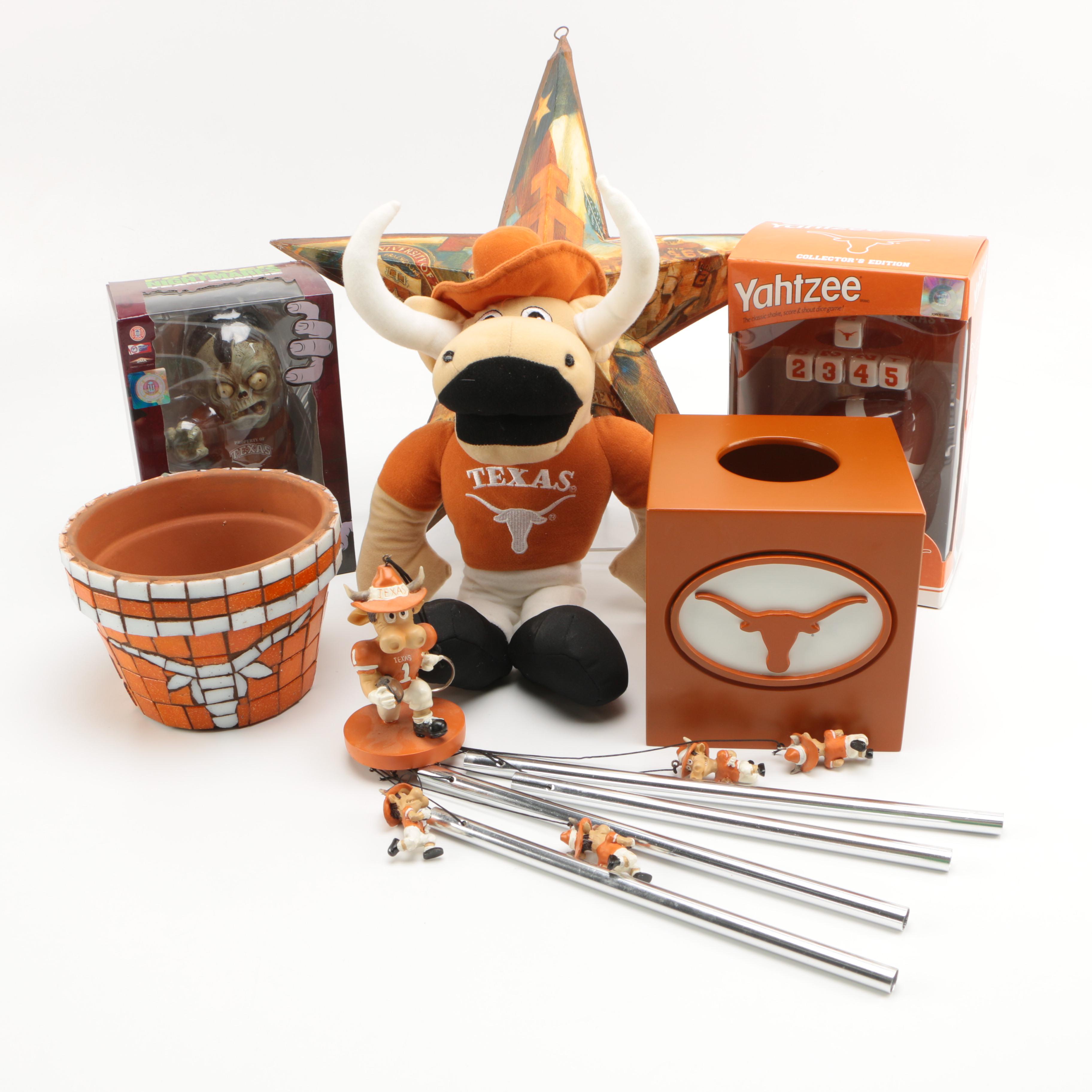 Assortment of Texas Longhorn Memorabilia