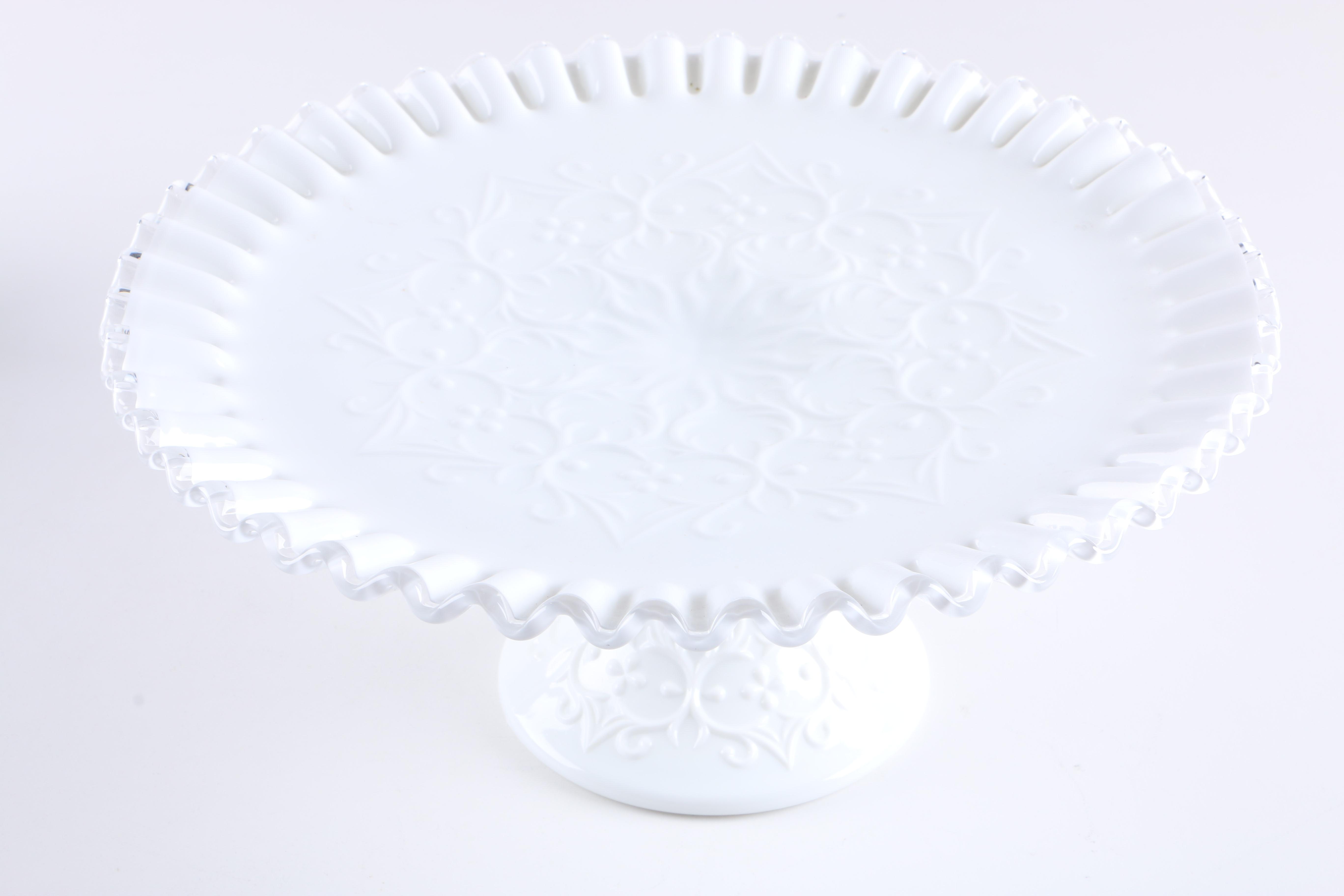 Fenton Milk Glass Tableware