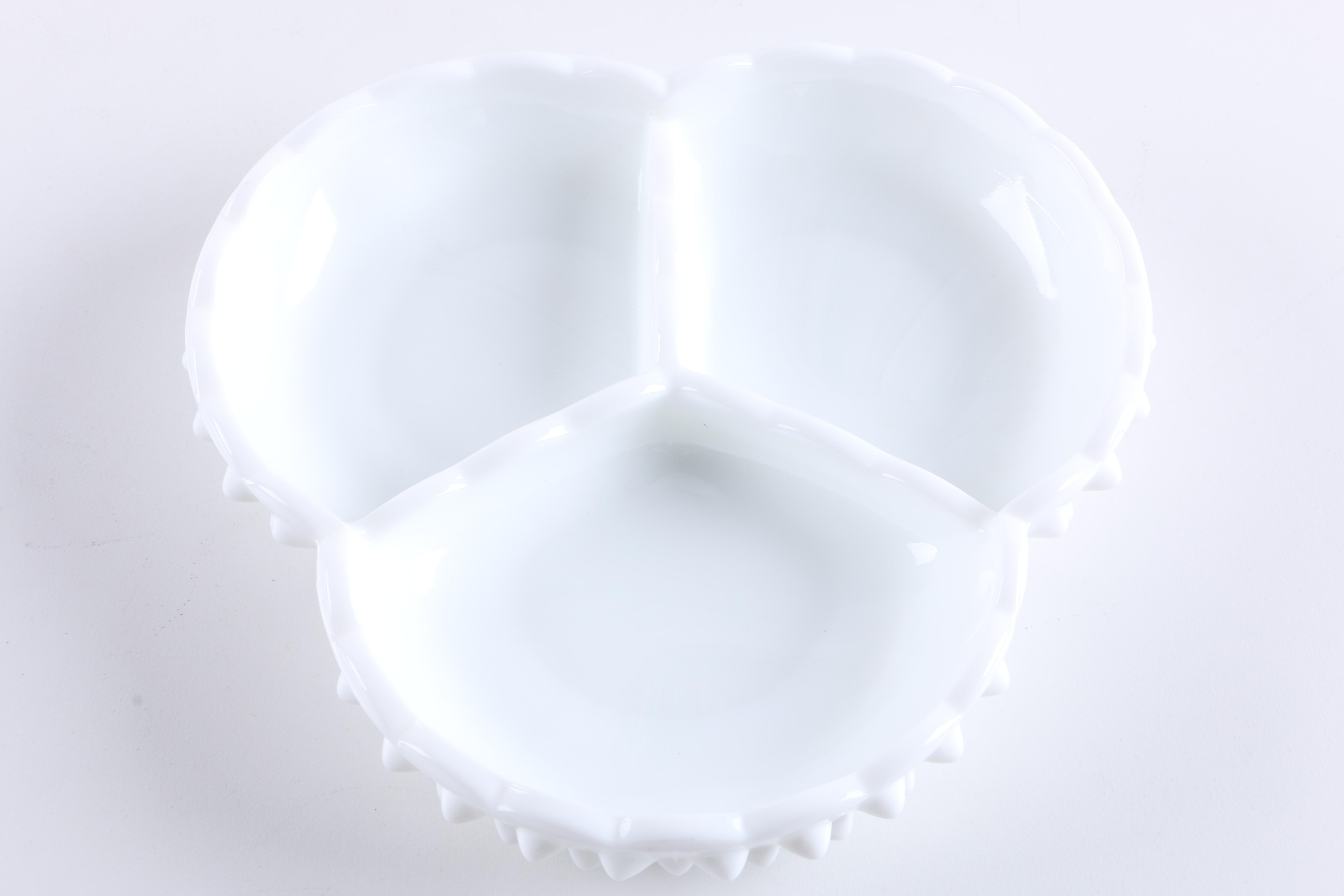 Fenton Milk Glass Tableware