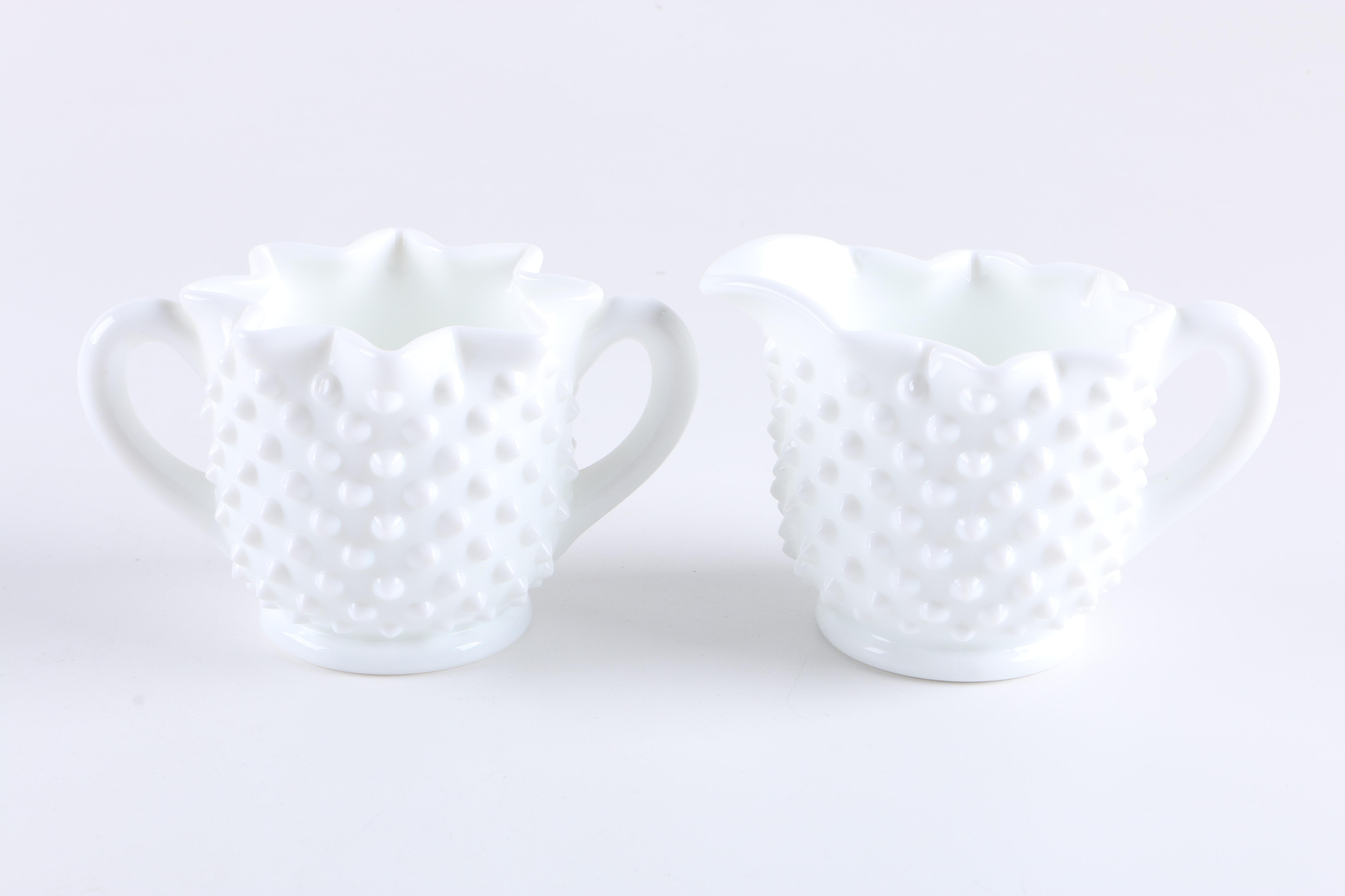 Fenton Milk Glass Tableware