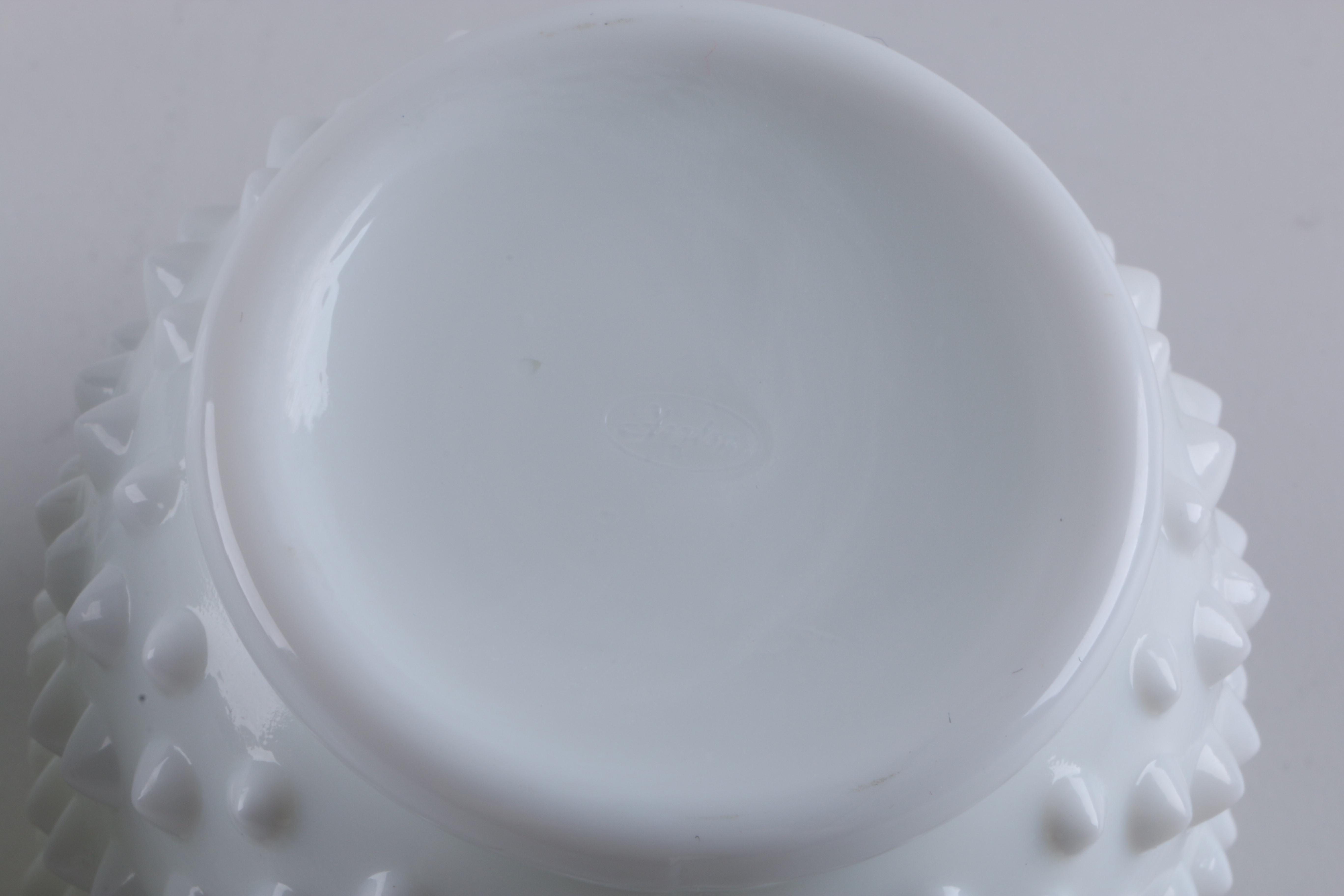 Fenton Milk Glass Tableware