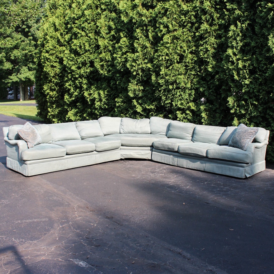 Custom Upholstered Down-Filled Sofa