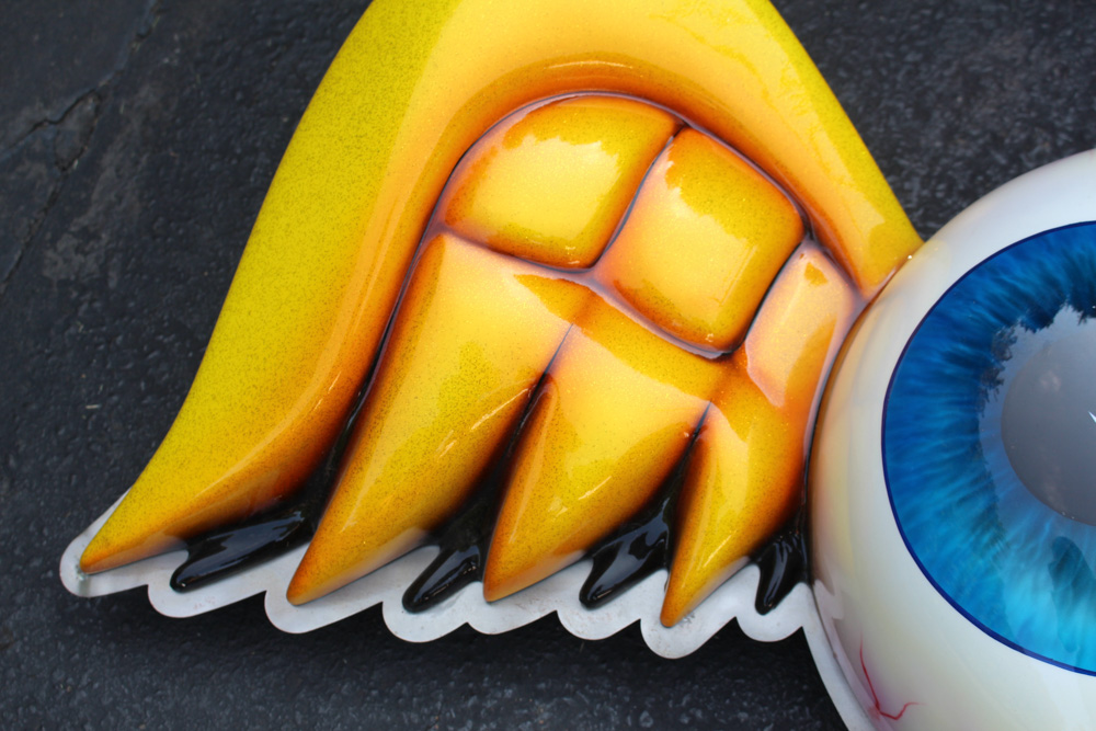 Von Dutch Inspired Custom Art "Flying Eyeball"