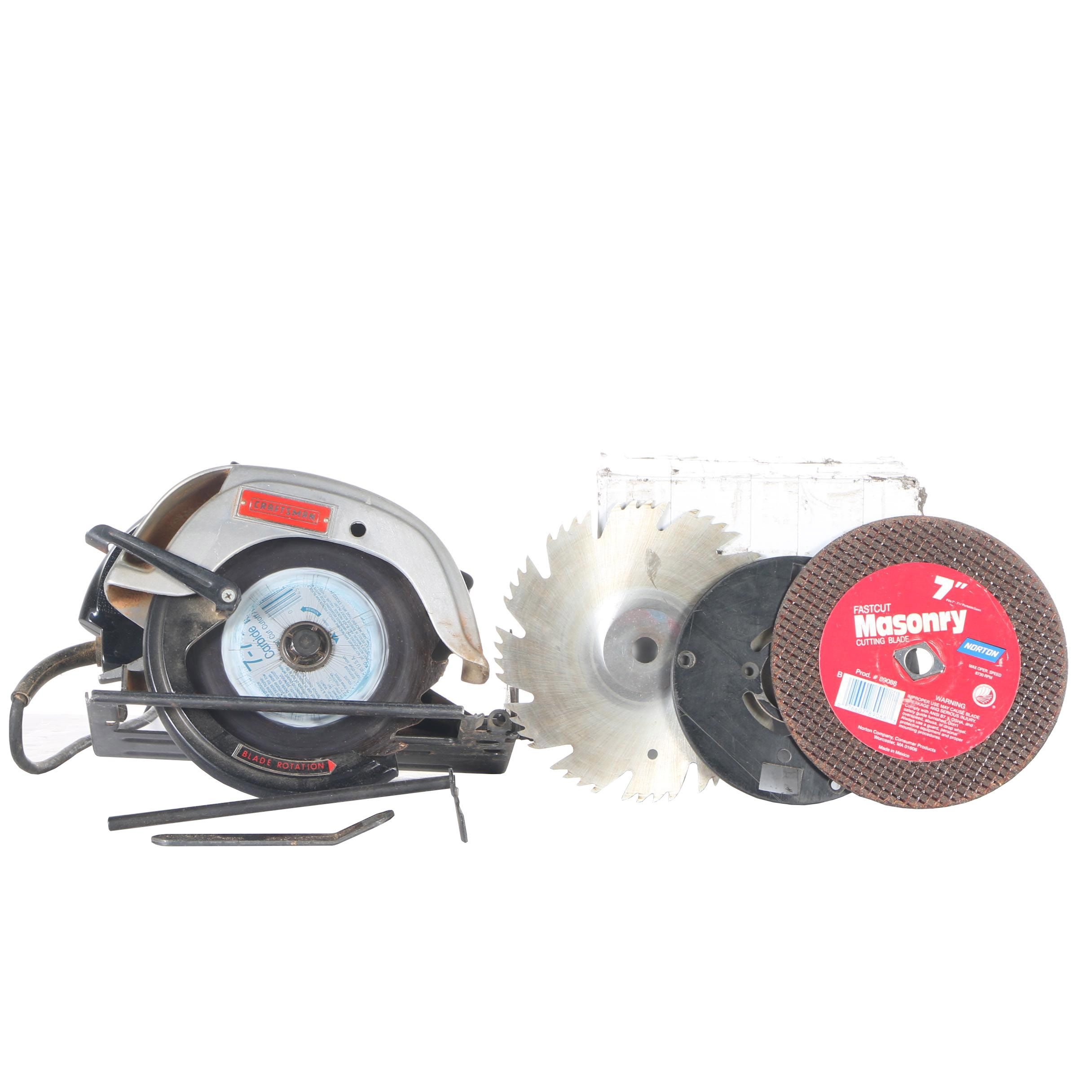 Craftsman Circular Saw With Blades
