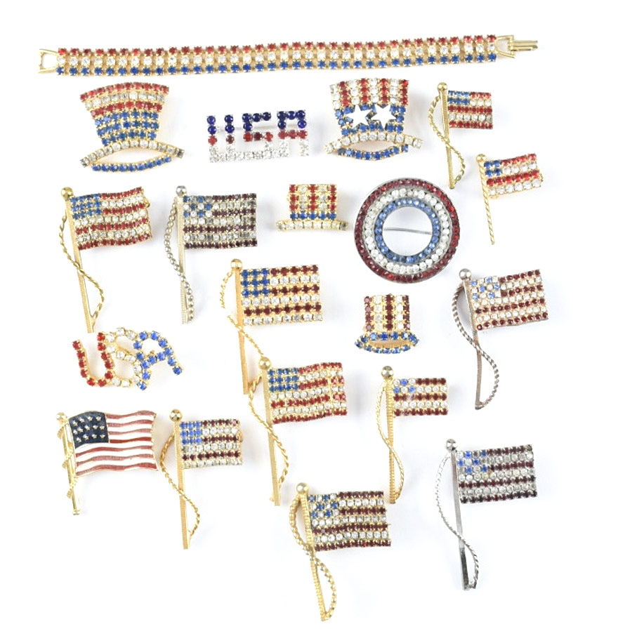 Group of Patriotic Jewelry