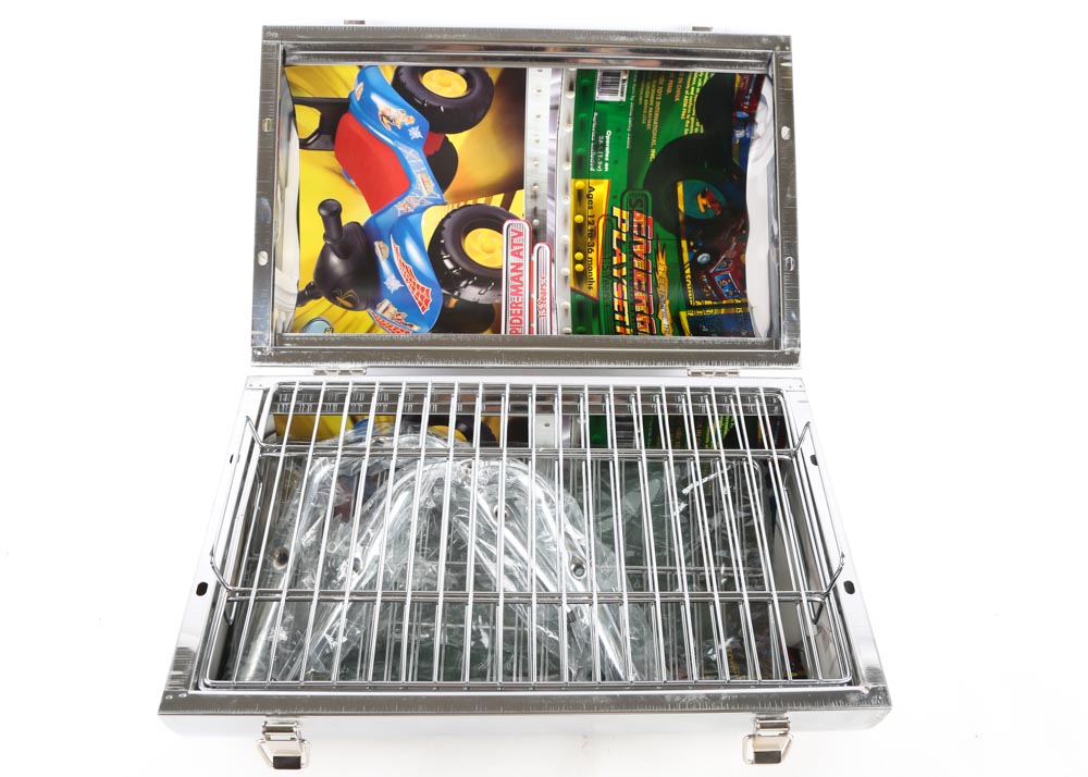 Best Home Stainless Steel Split-Barrel Tabletop Grill Set