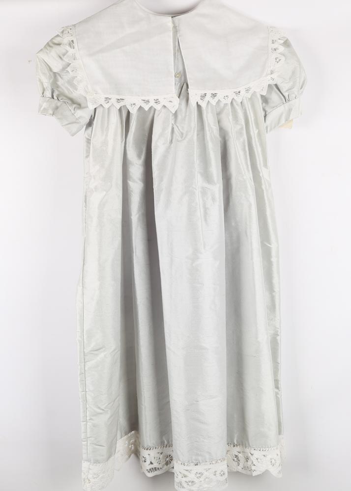 Girls' Silk and Battenberg Lace Party Dress by Hollyday