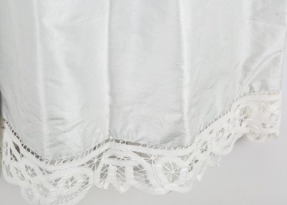 Girls' Silk and Battenberg Lace Party Dress by Hollyday