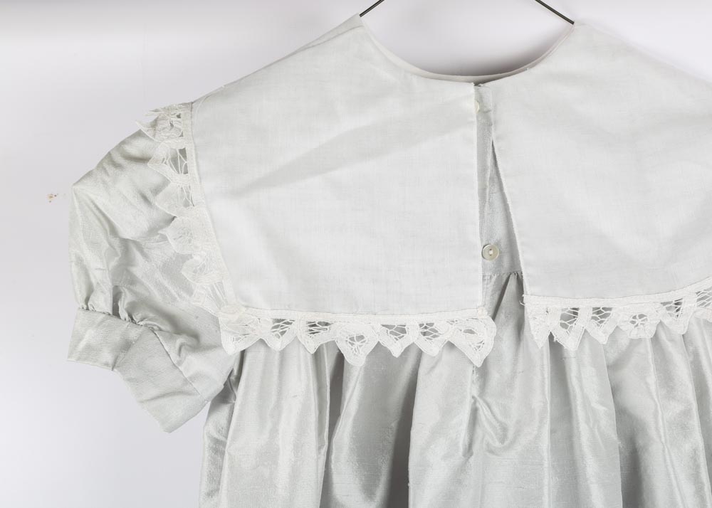 Girls' Silk and Battenberg Lace Party Dress by Hollyday