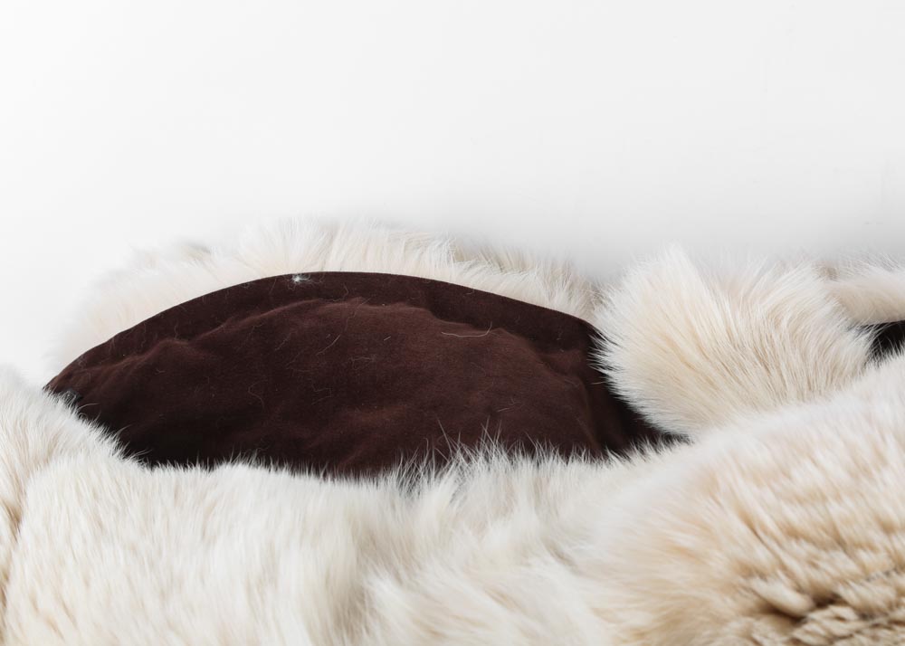 Artic Fox Fur Coverlet