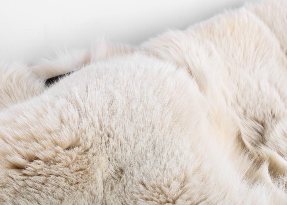 Artic Fox Fur Coverlet