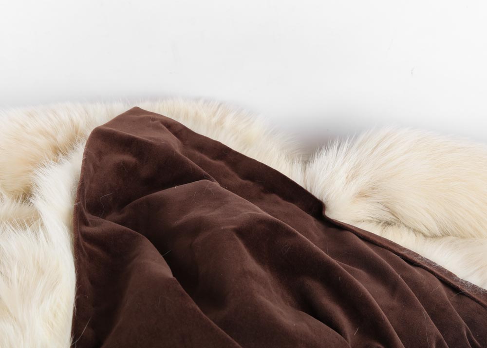 Artic Fox Fur Coverlet