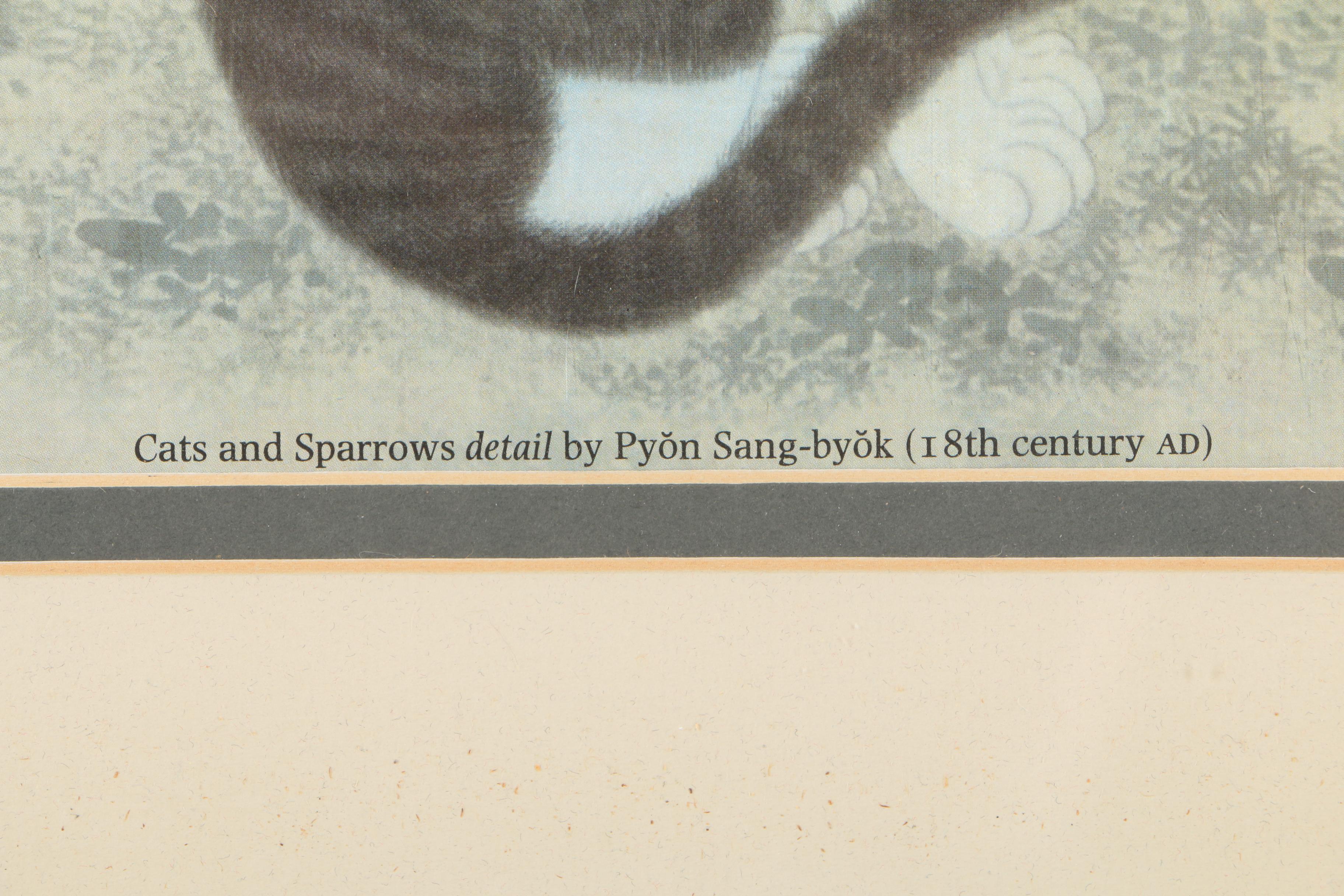 Offset Lithograph After Pyon Sang-pyok's "Myojakdo"