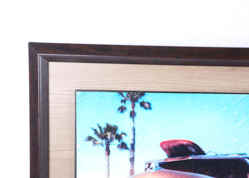 Classic Car Offset Lithograph Triptych