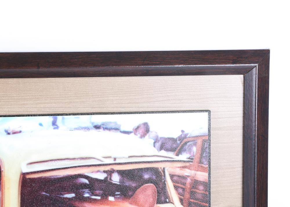 Classic Car Offset Lithograph Triptych