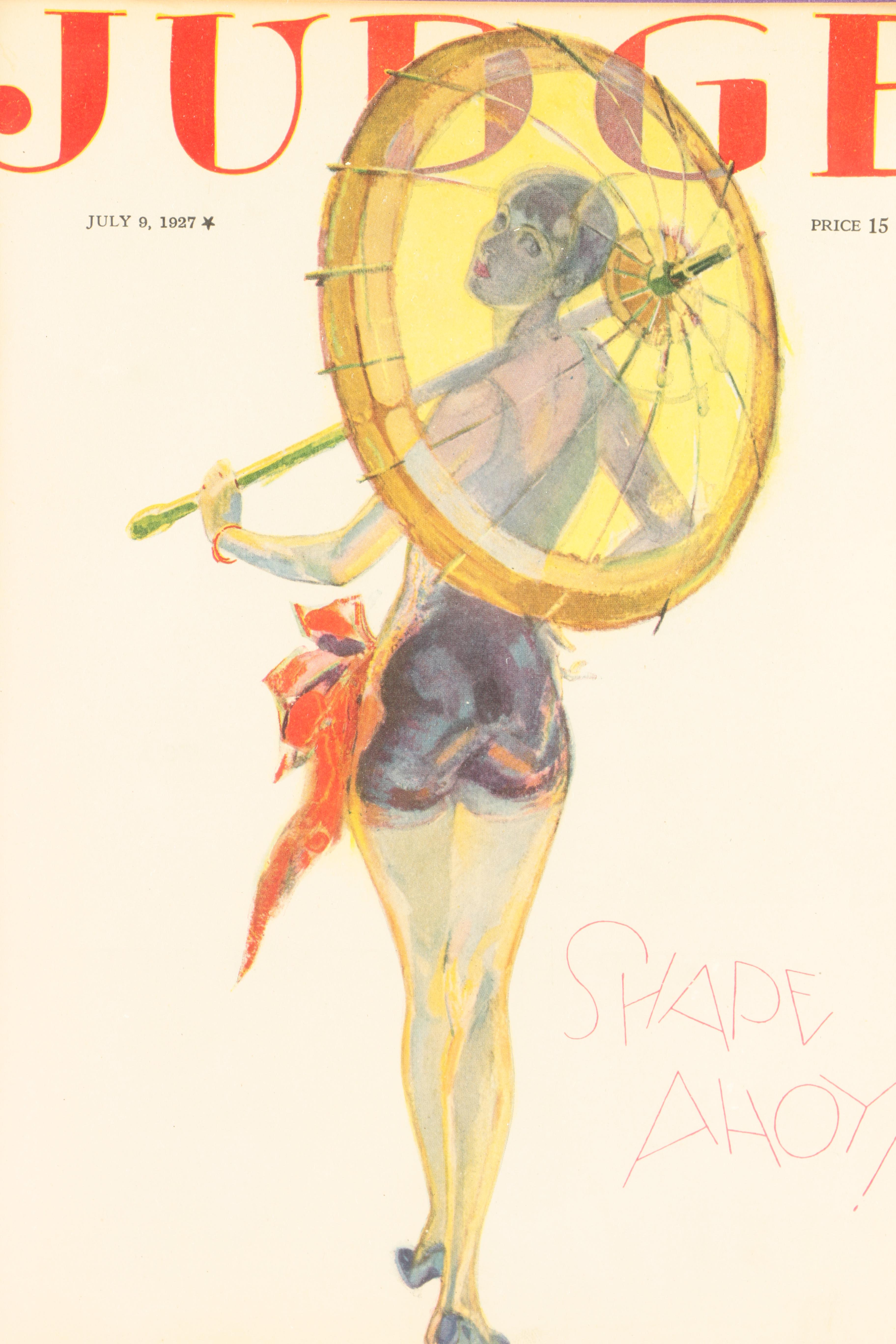Six Vintage "Judge" Magazine Covers