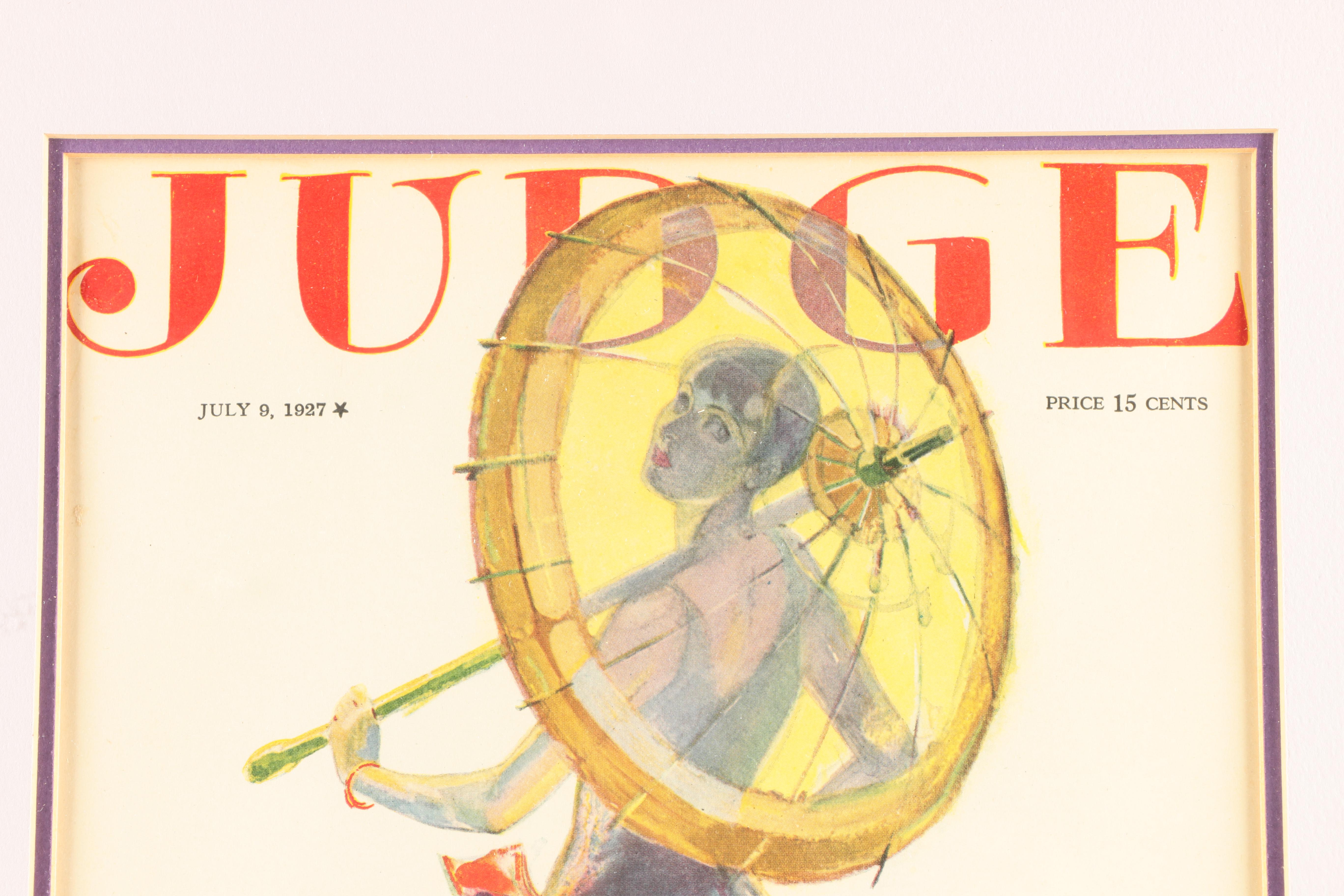 Six Vintage "Judge" Magazine Covers