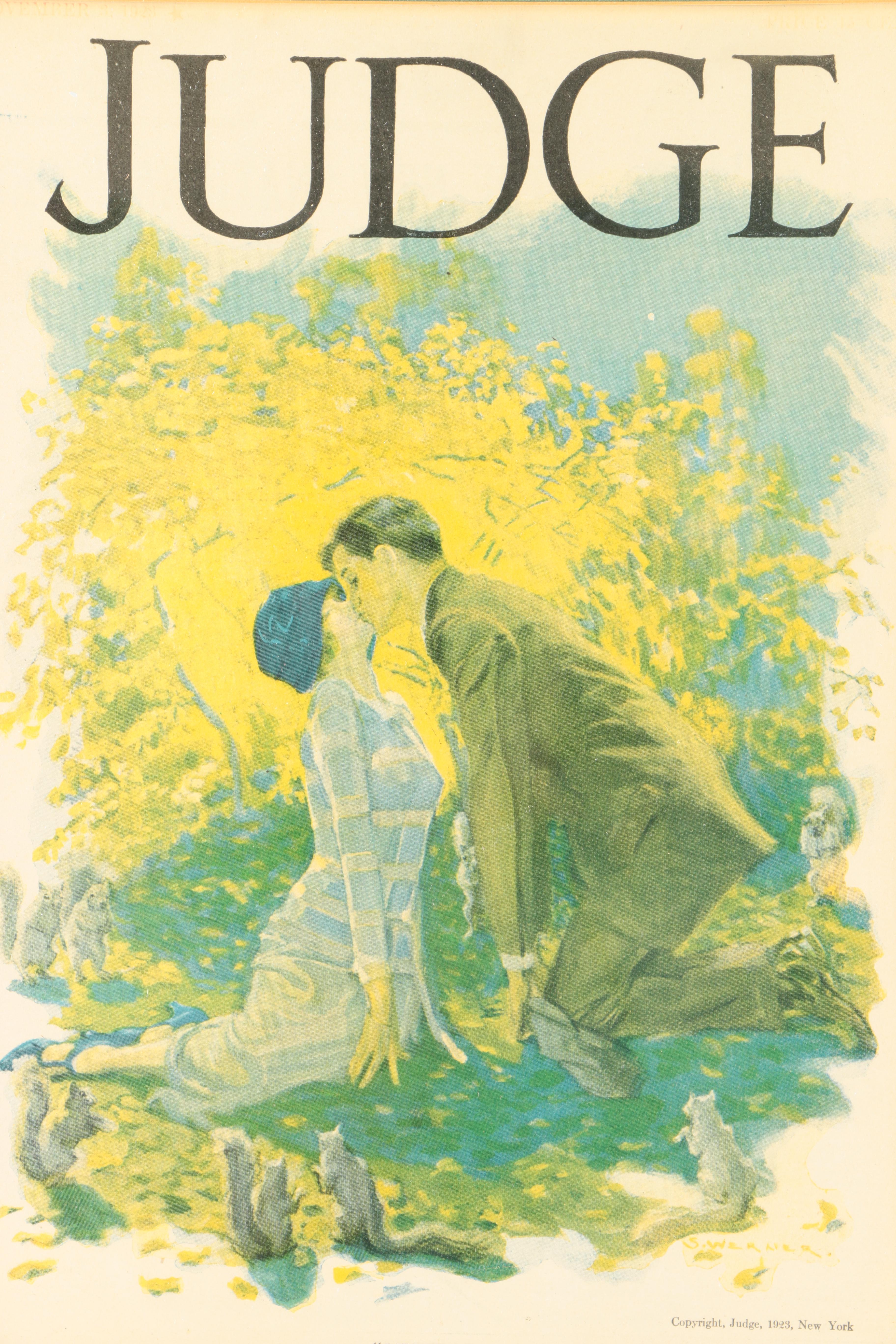 Six Vintage "Judge" Magazine Covers