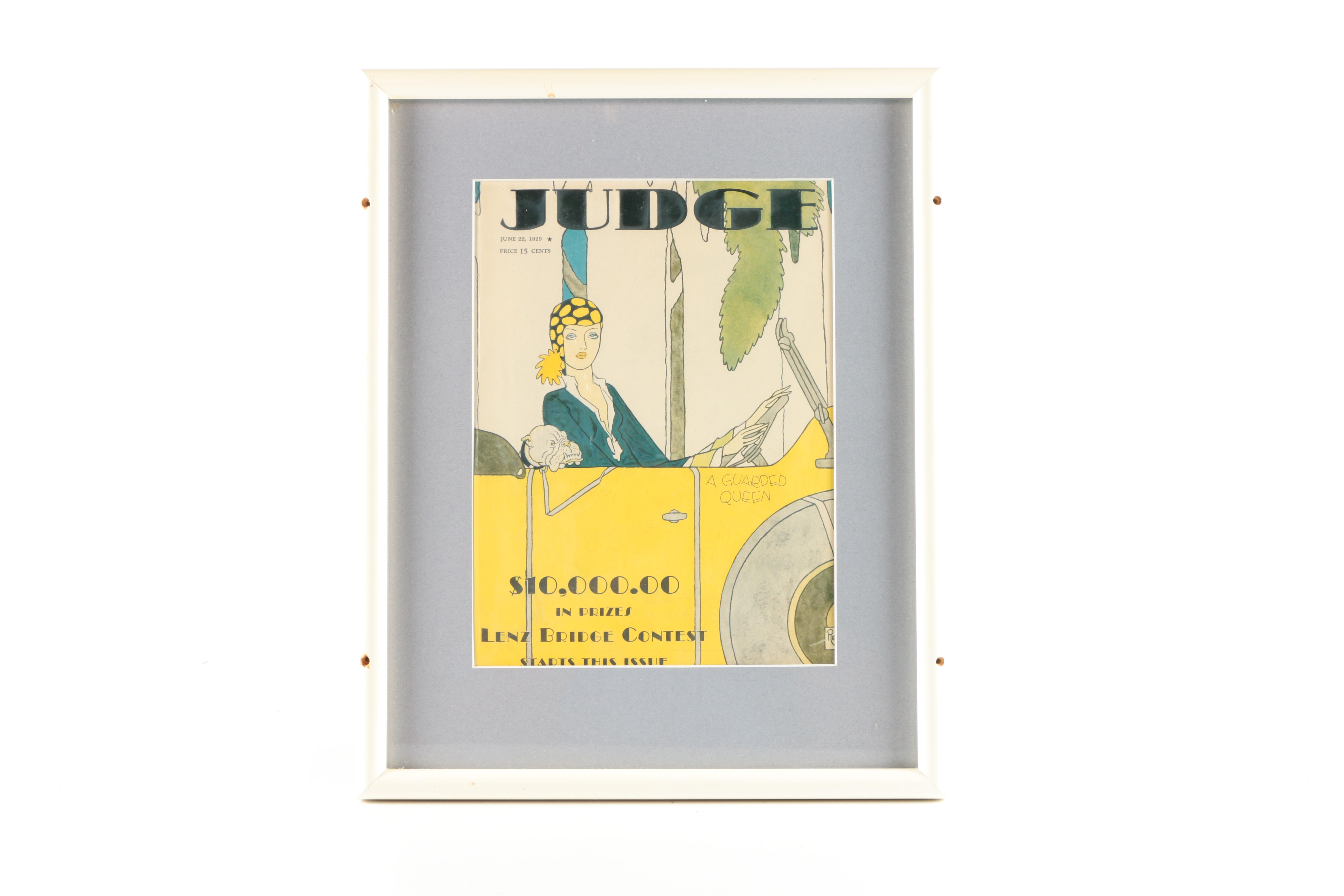 Six Vintage "Judge" Magazine Covers