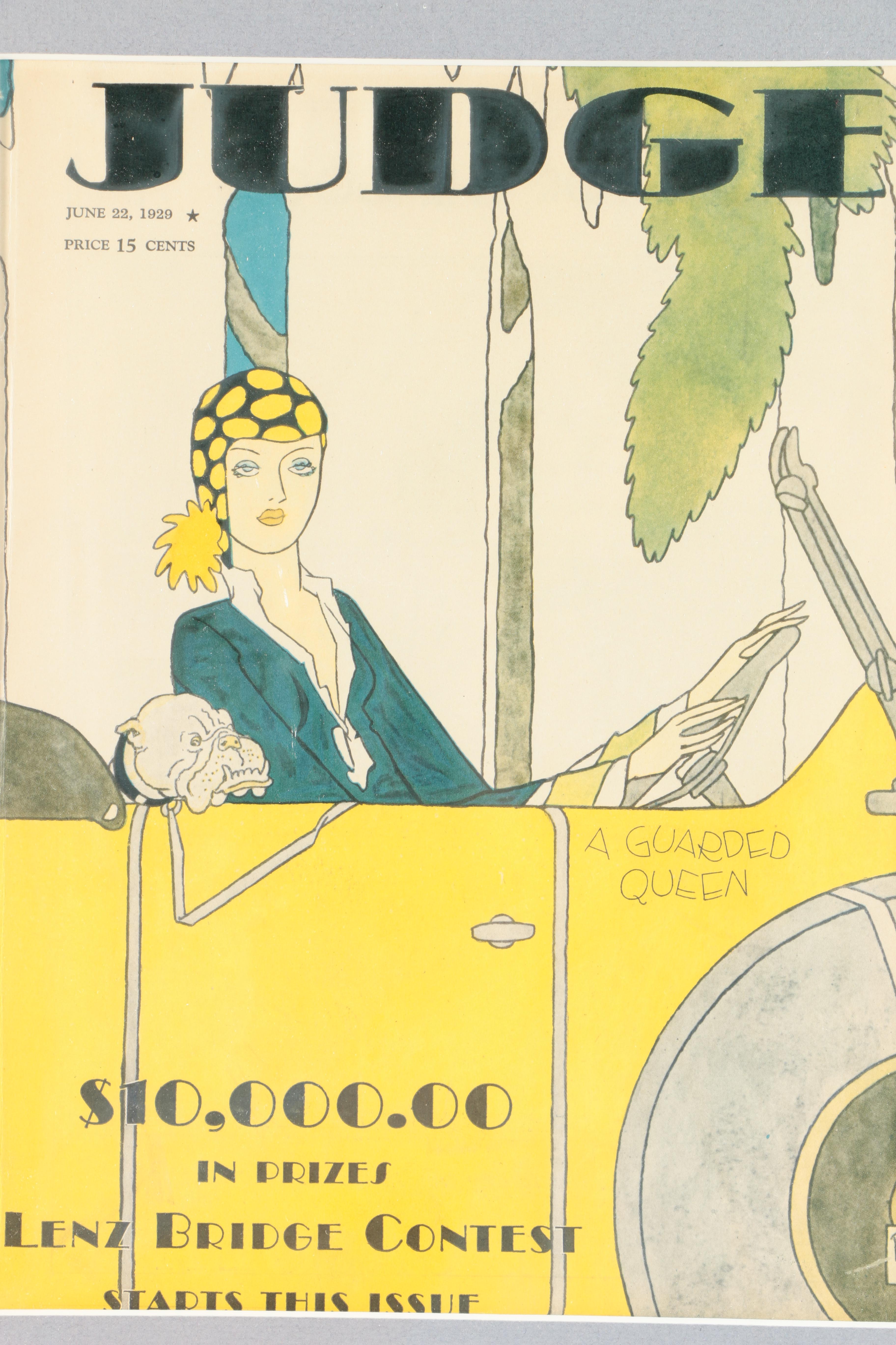 Six Vintage "Judge" Magazine Covers