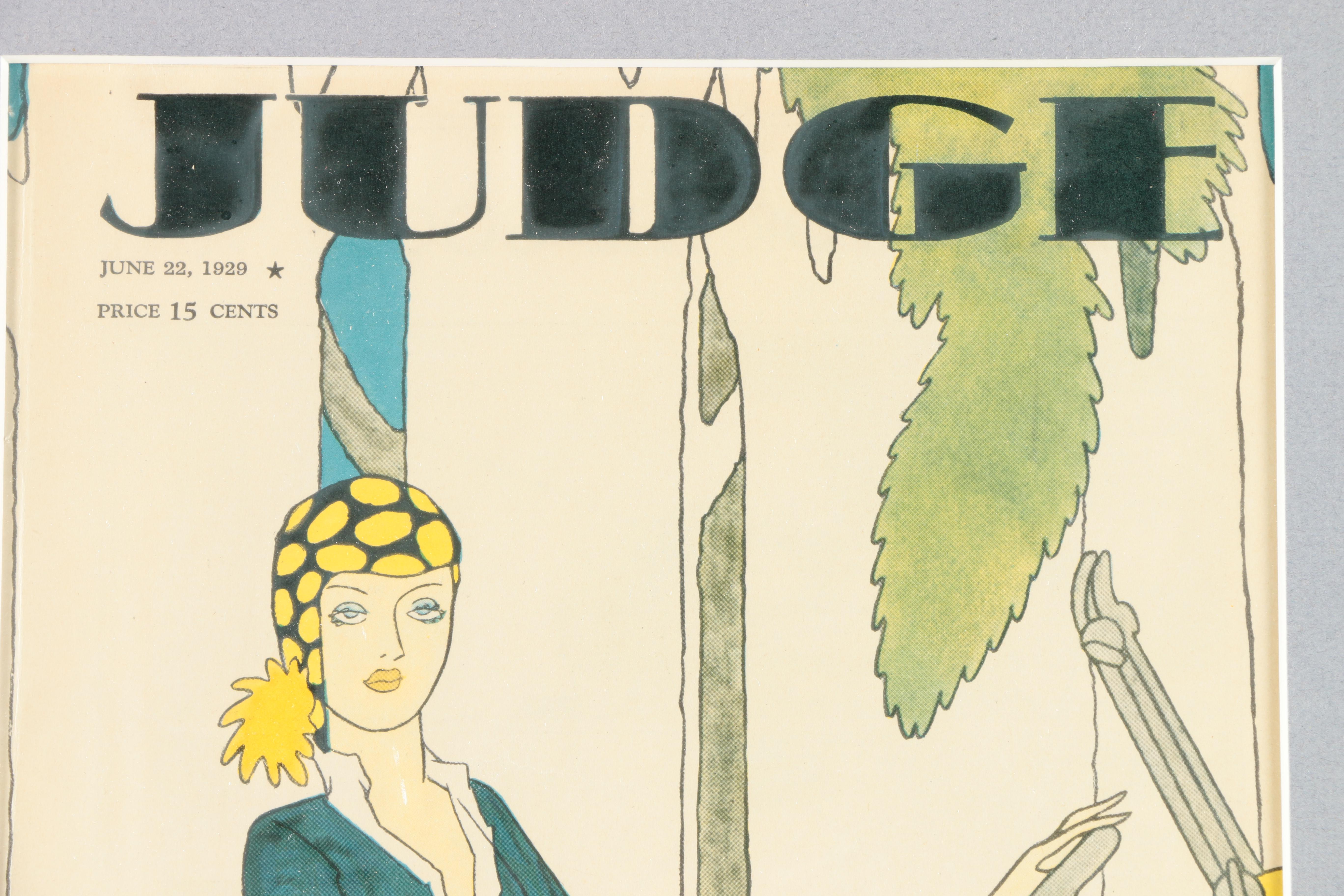 Six Vintage "Judge" Magazine Covers