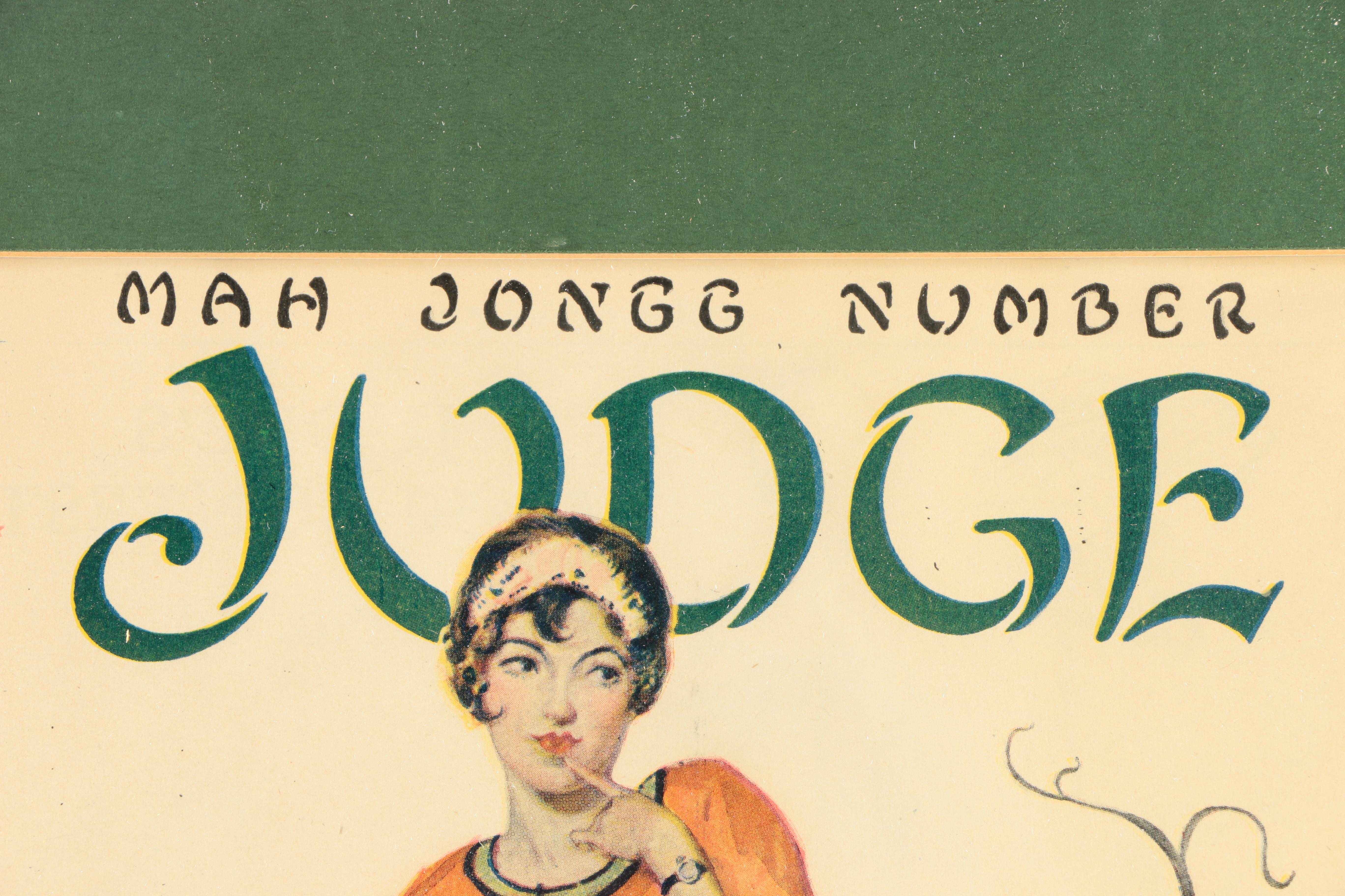 Six Vintage "Judge" Magazine Covers