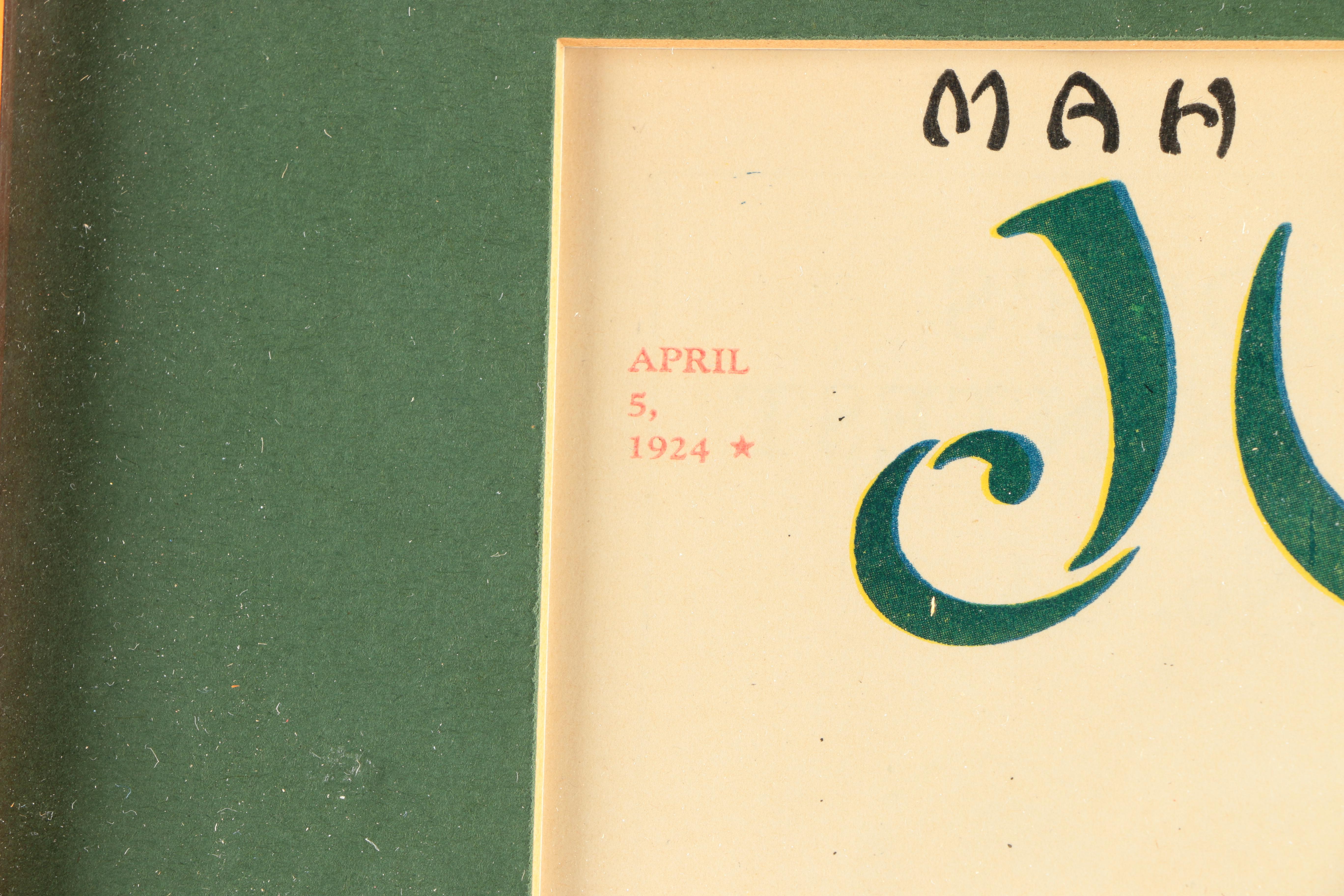 Six Vintage "Judge" Magazine Covers