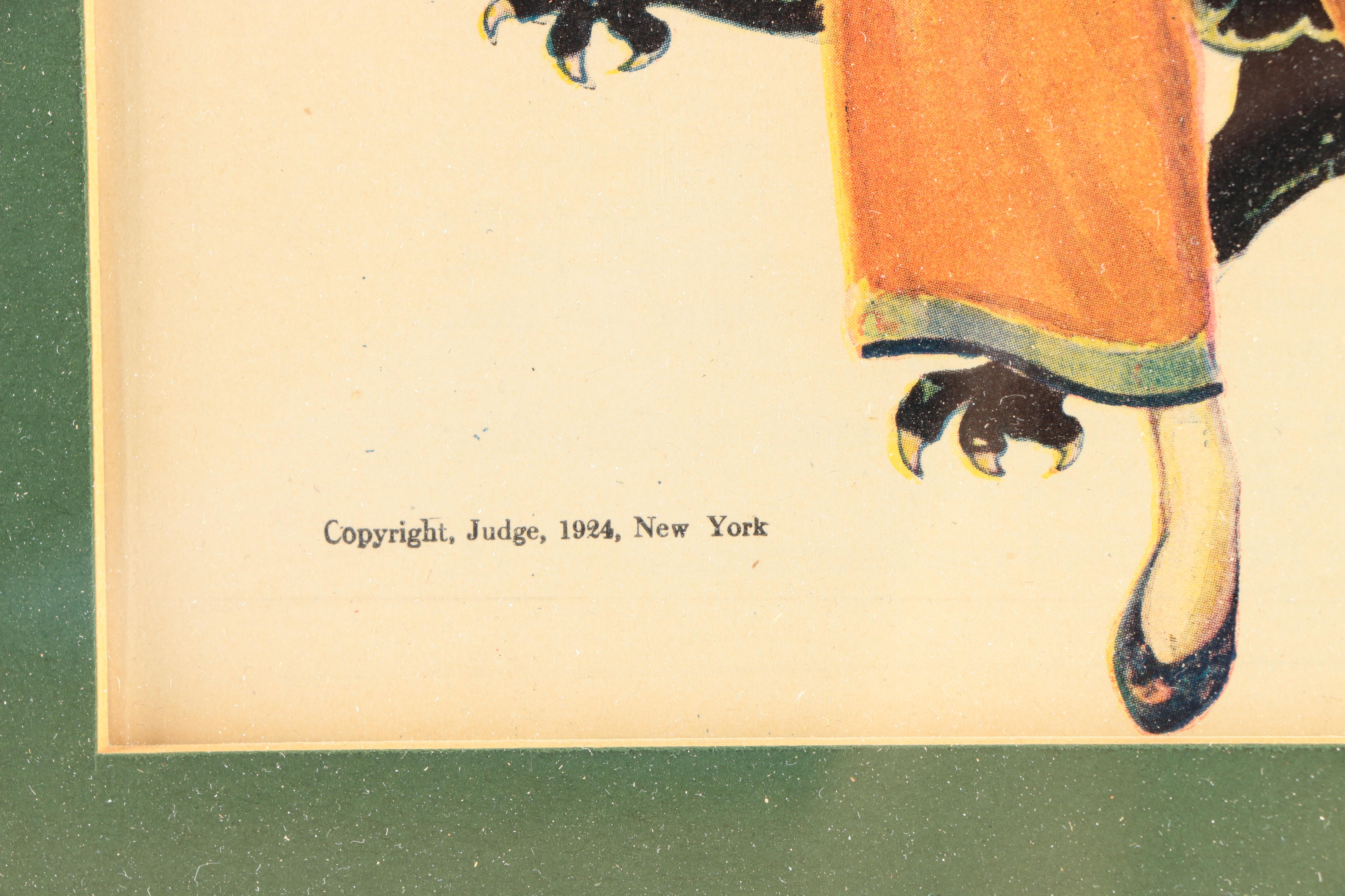 Six Vintage "Judge" Magazine Covers