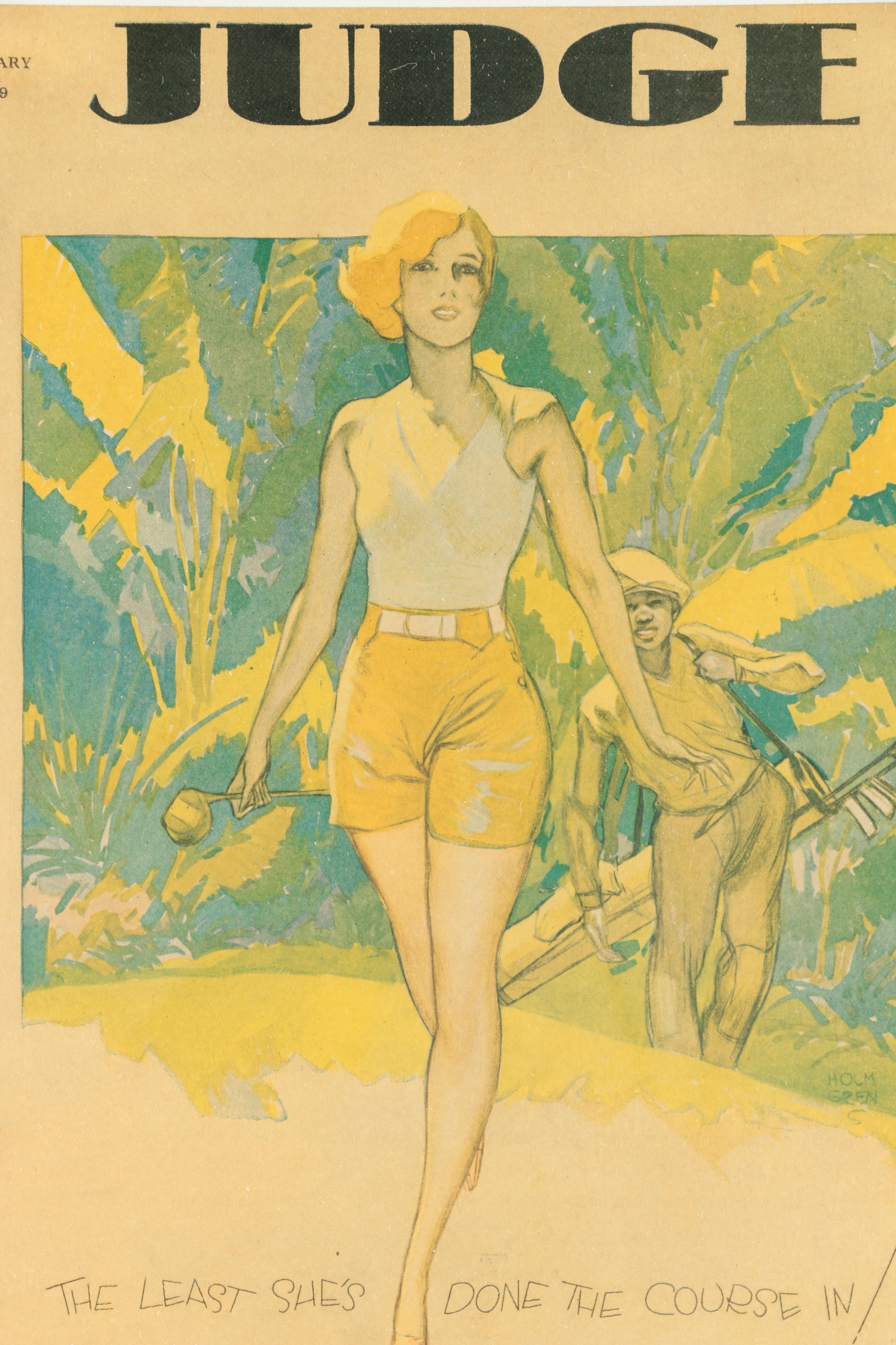 Six Vintage "Judge" Magazine Covers