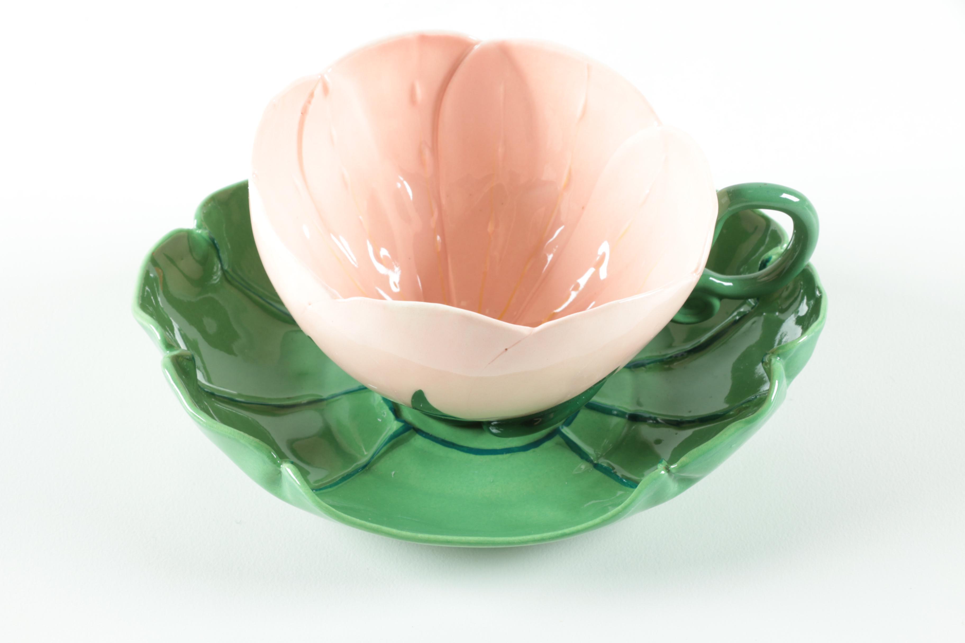 Mustardseed and Moonshine Porcelain Cups and Saucers