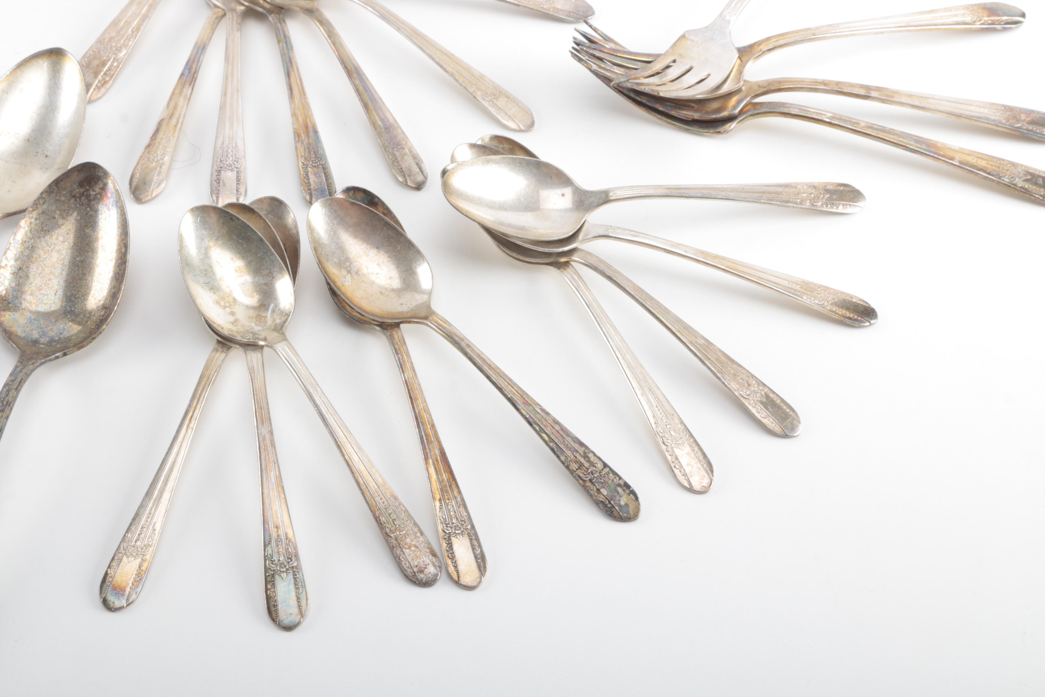 Wm Rogers Mfg Co. "Reflection" Silver Plate Flatware