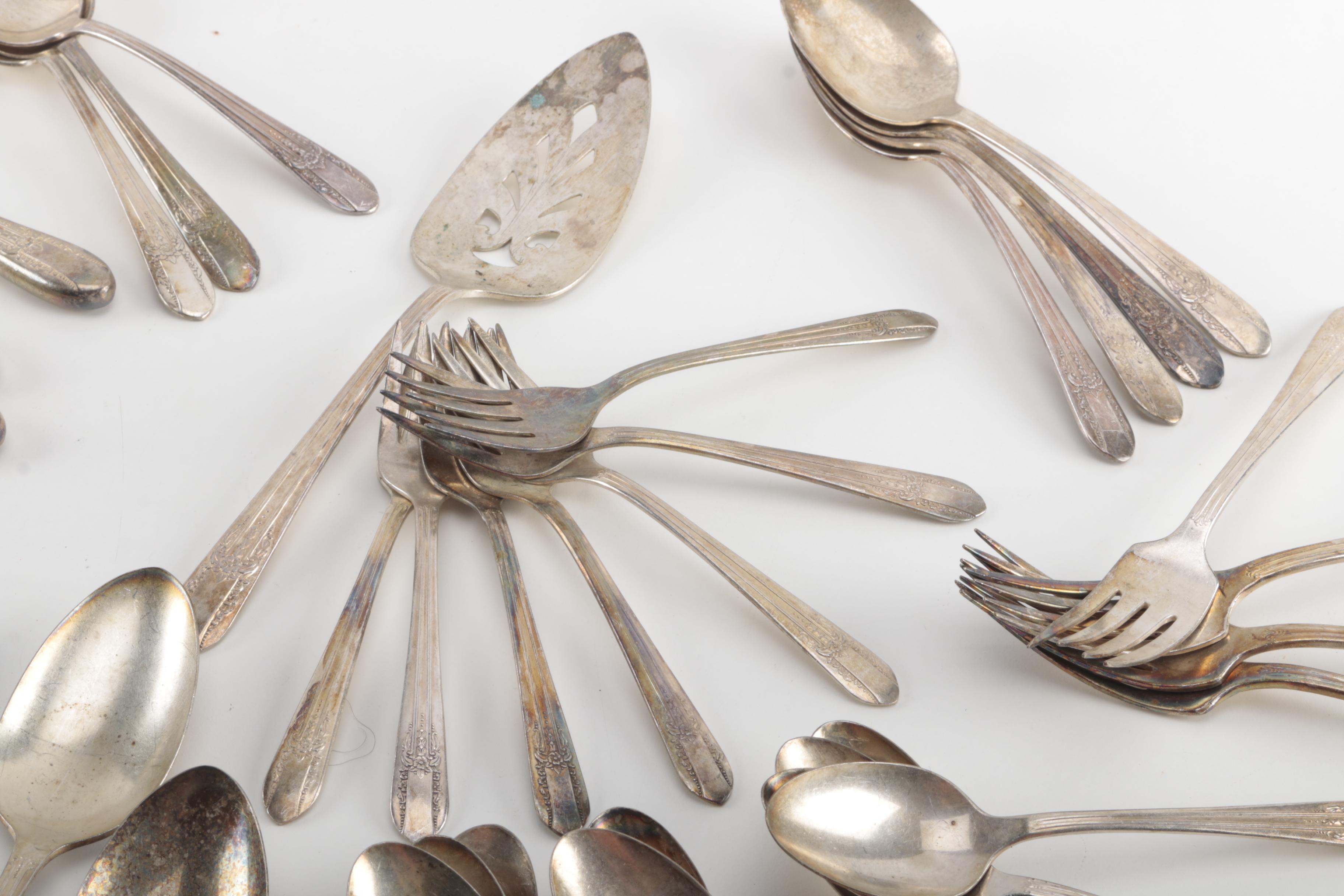 Wm Rogers Mfg Co. "Reflection" Silver Plate Flatware