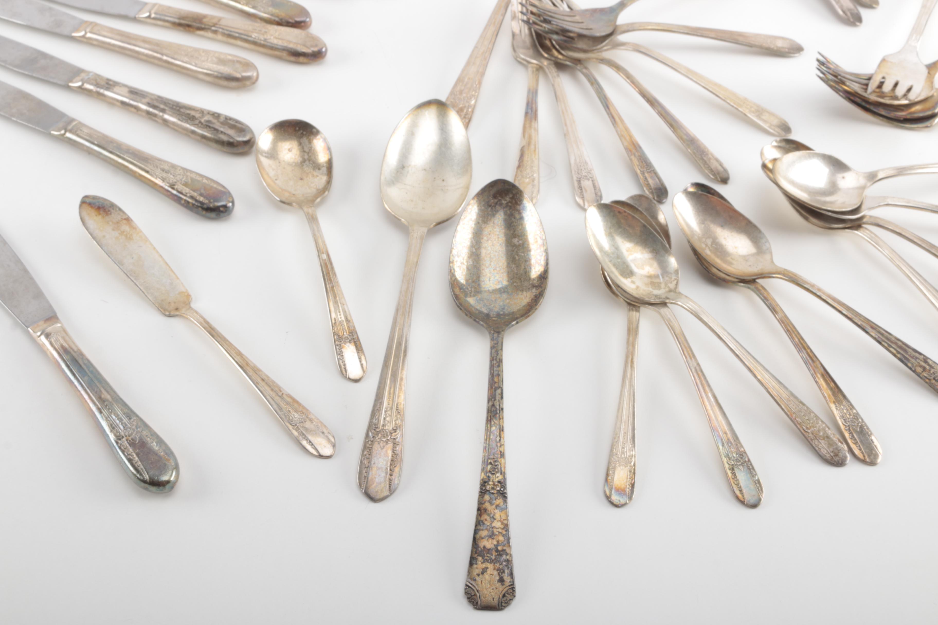 Wm Rogers Mfg Co. "Reflection" Silver Plate Flatware