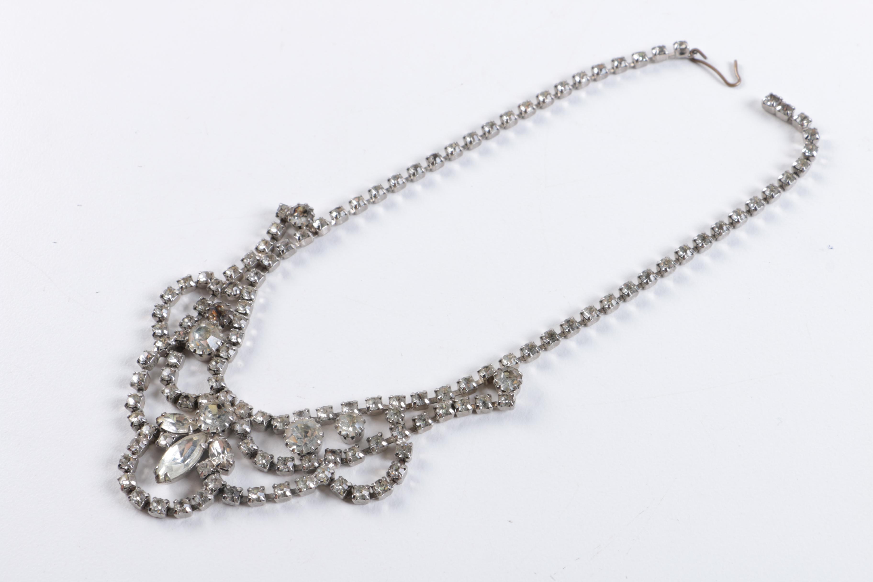 Vintage Rhinestone Jewelry Featuring Weiss