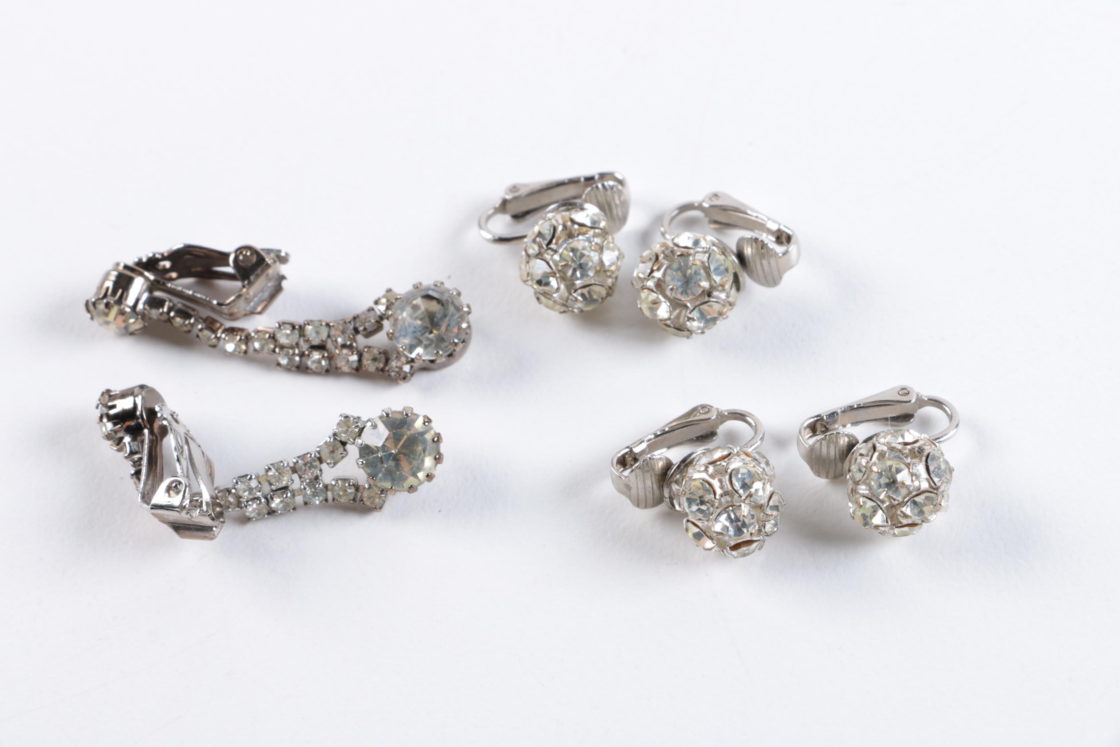 Vintage Rhinestone Jewelry Featuring Weiss