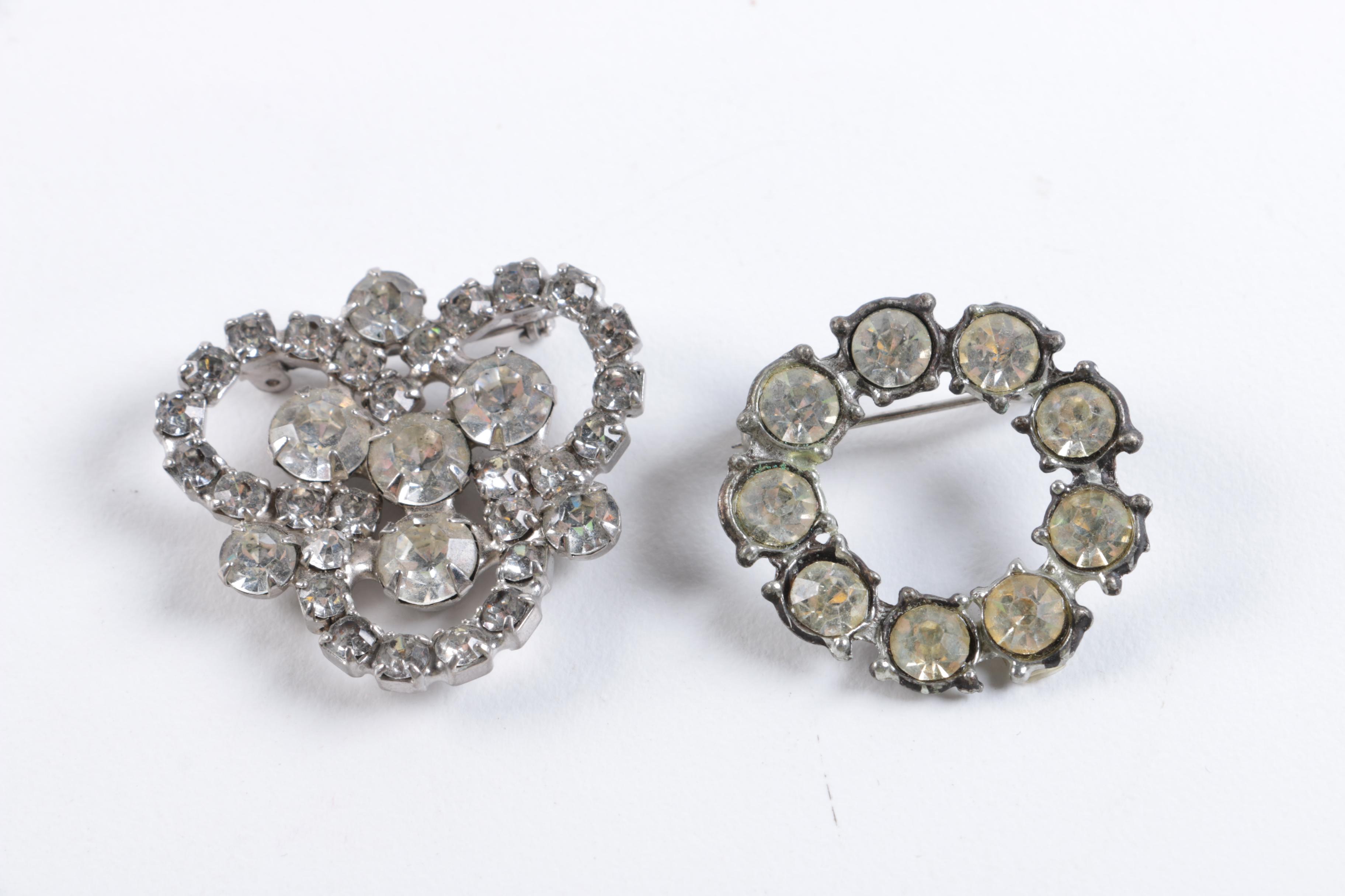 Vintage Rhinestone Jewelry Featuring Weiss