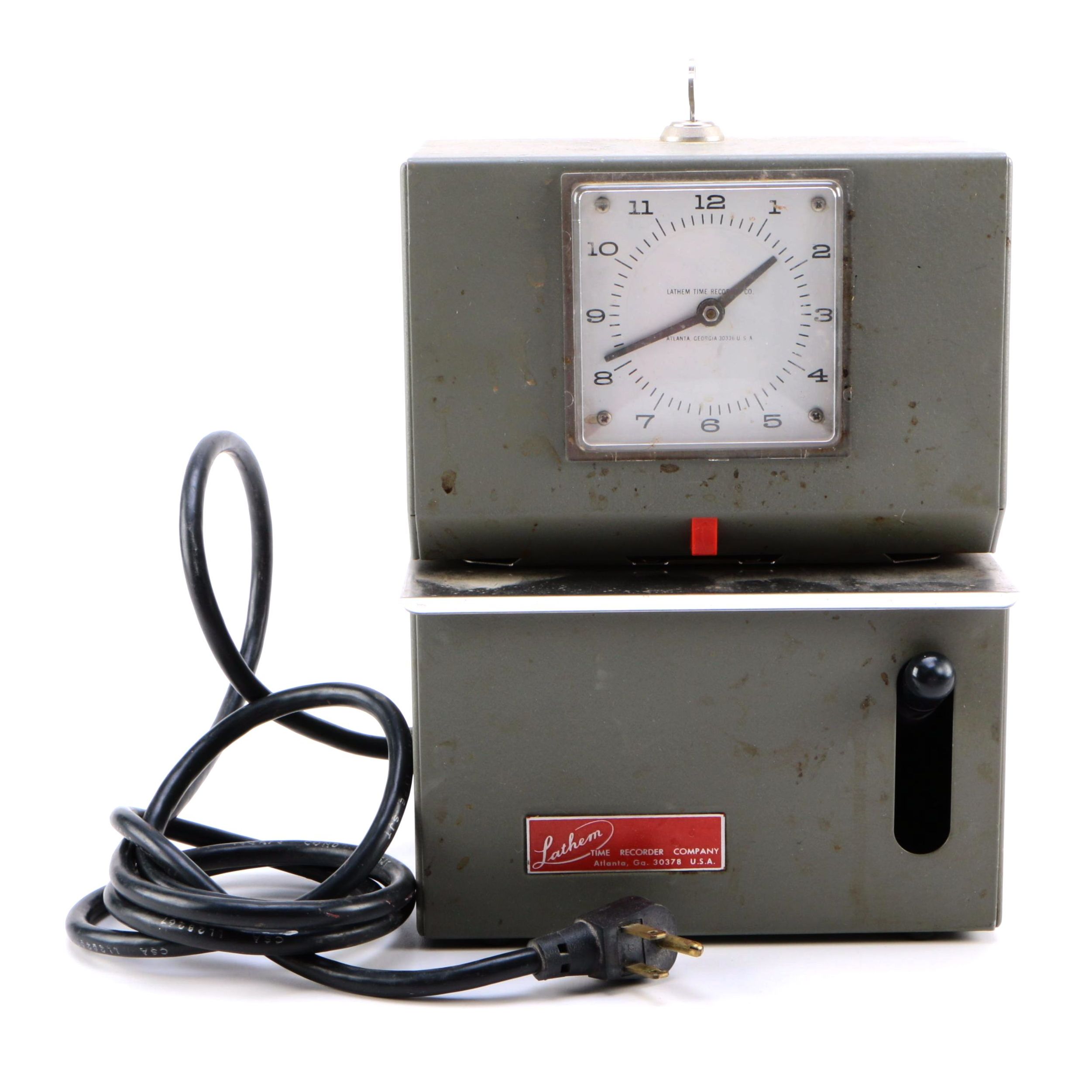 Vintage Lathem Time Clock