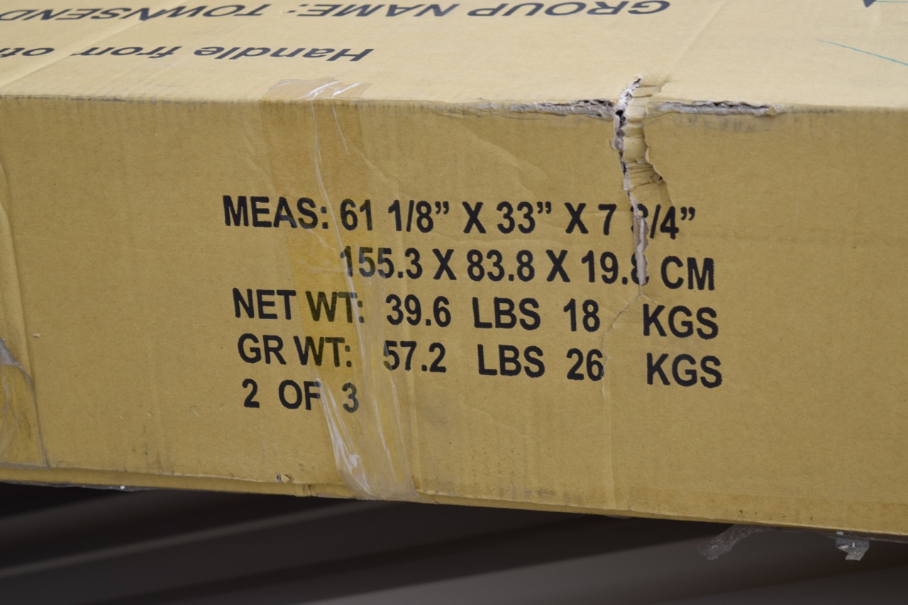 JC Penney Townsend Collection Full Size Sleigh Bed