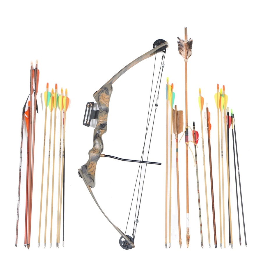 Browning Compound Bow and Arrows