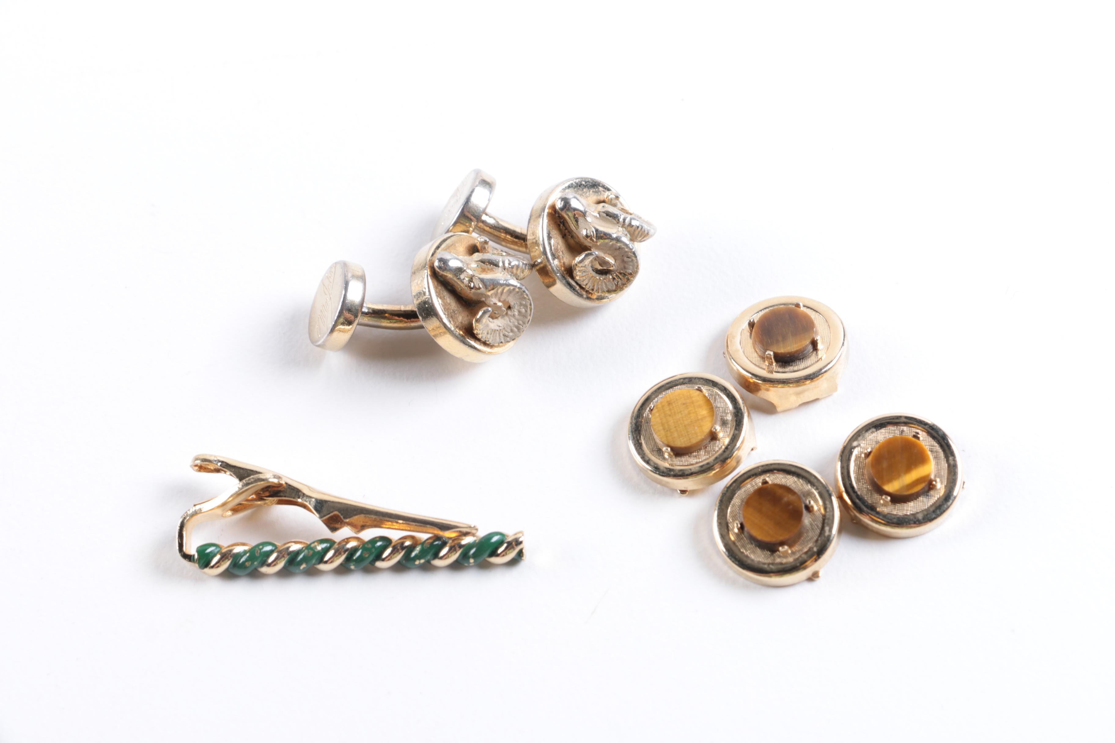 Cufflinks and Tie Bars