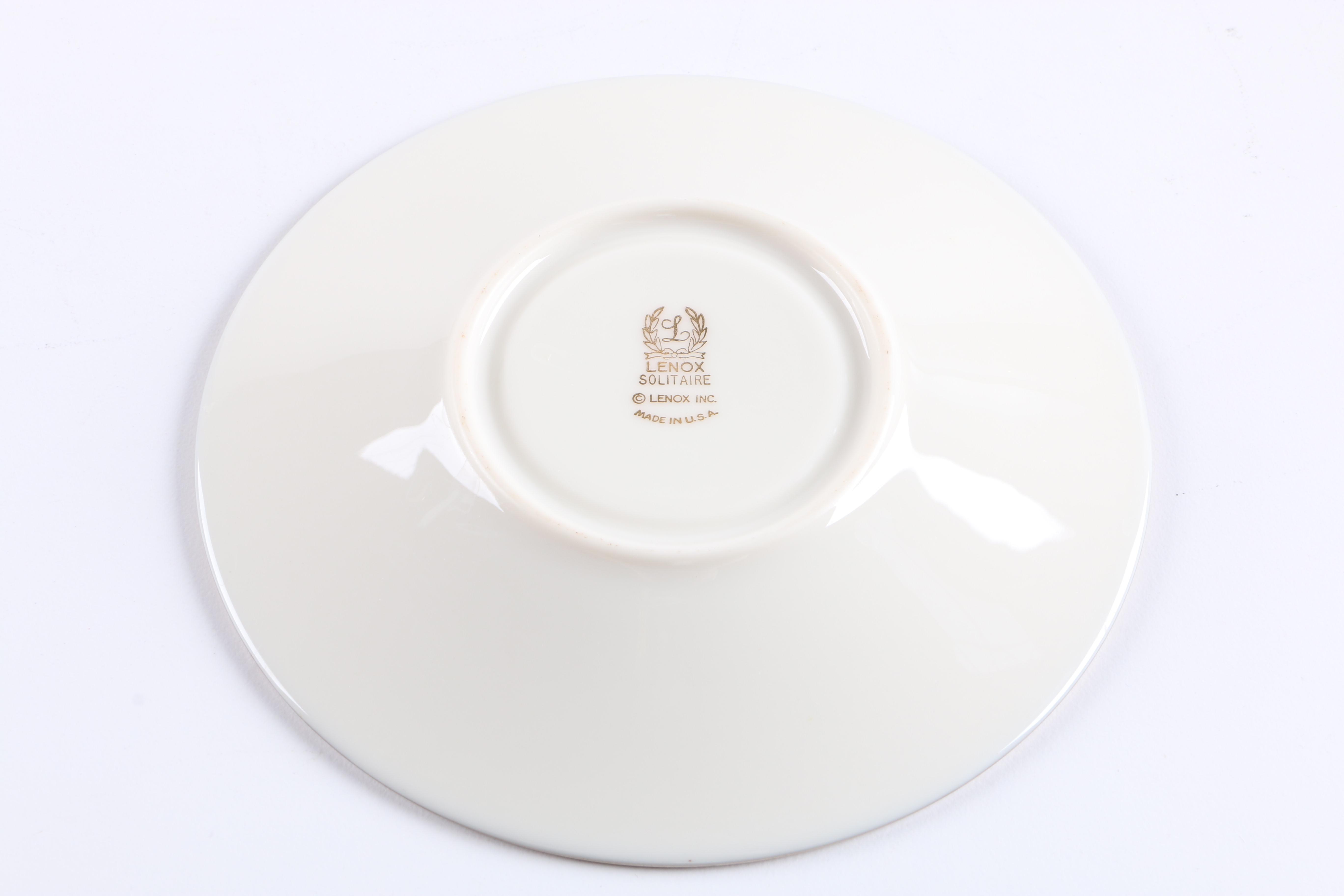 Lennox "Solitaire" Porcelain Dinnerware