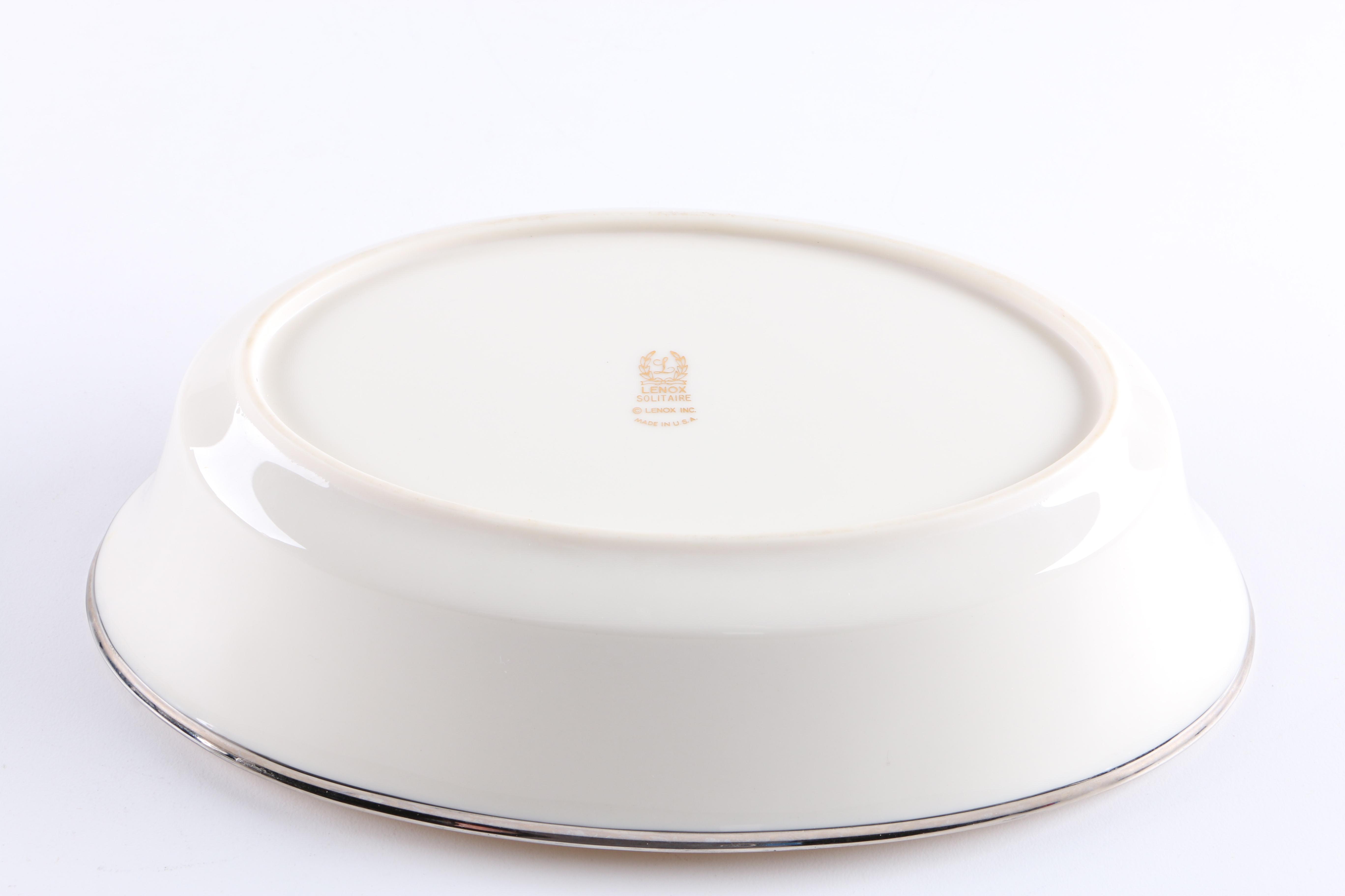 Lennox "Solitaire" Porcelain Dinnerware