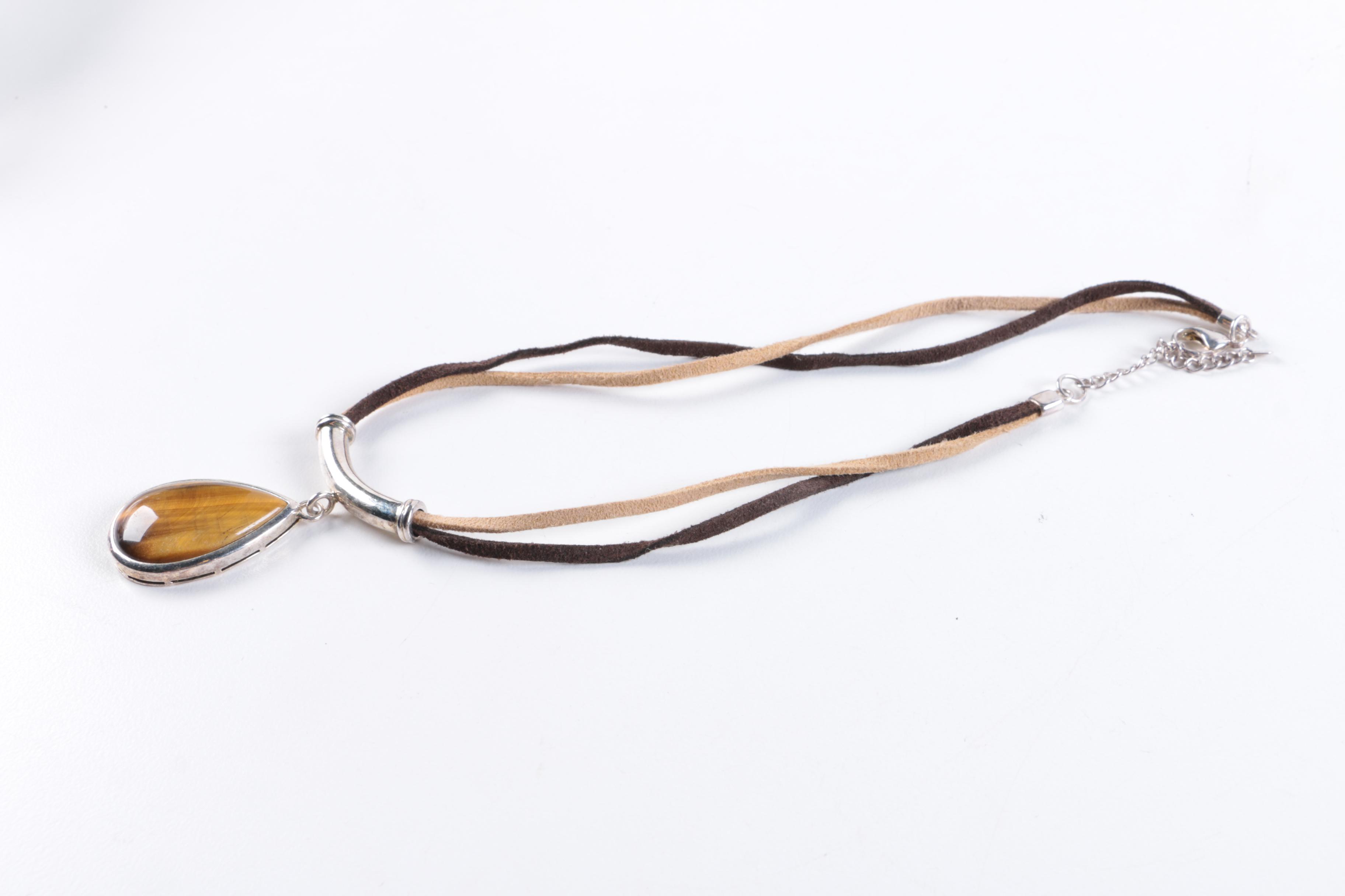 Sterling Silver Jewelry Including a Black Onyx Ring