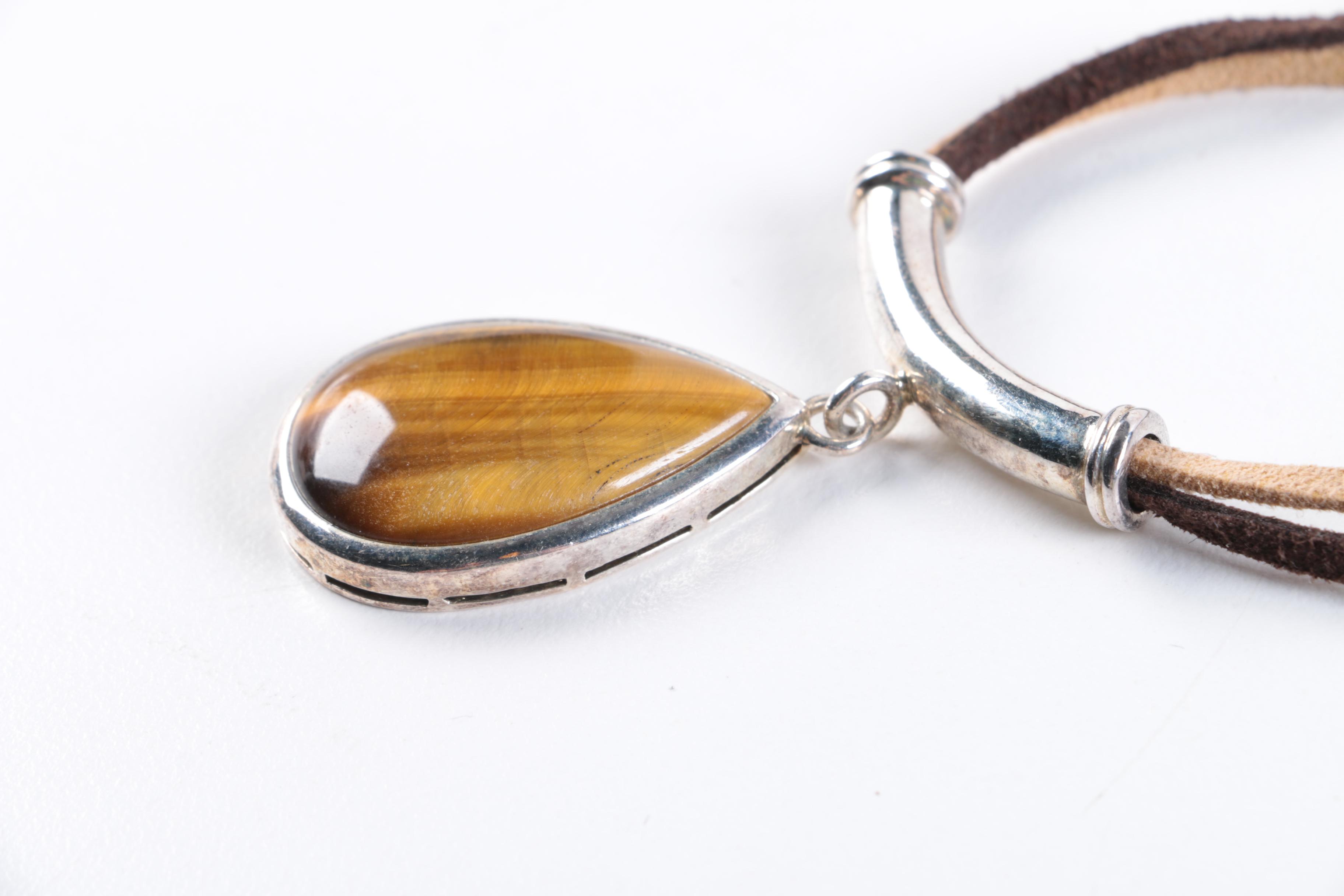 Sterling Silver Jewelry Including a Black Onyx Ring